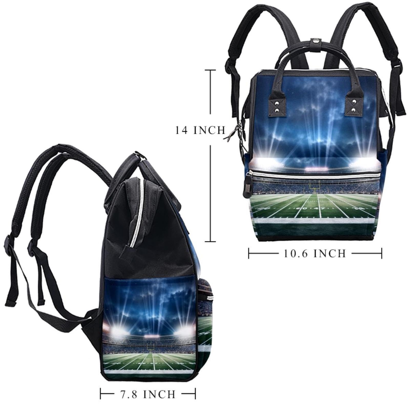 Best Travel & Work Backpack for Men & Women - Durable Laptop Backpack with USB Charging Port - Perfect for Commuting, College, Hiking & Football Games