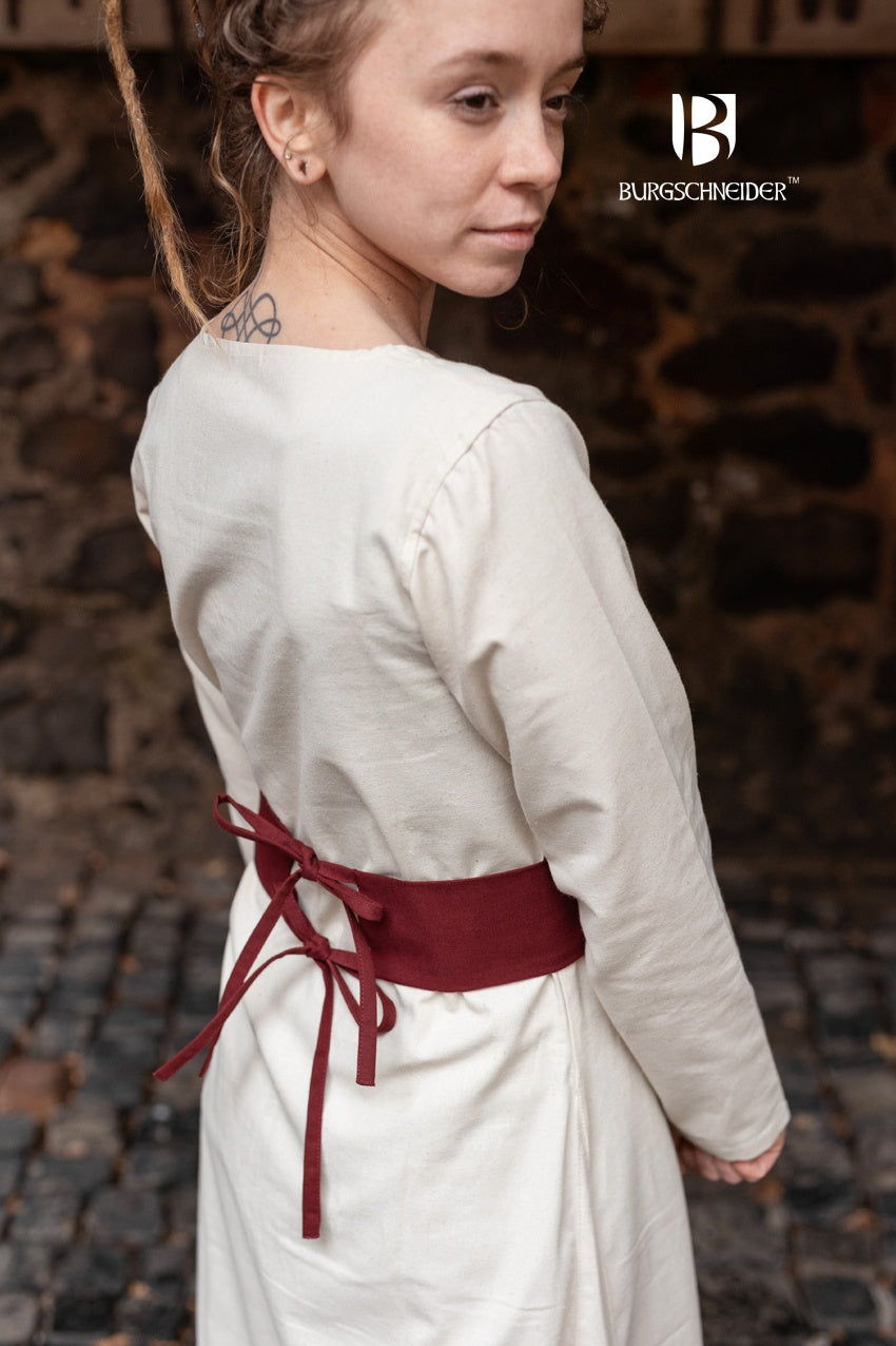 Premium Leather Belt for Women - Sieglinde Bordeaux - Stylish & Durable Accessory for Office, Casual & Formal Outfits