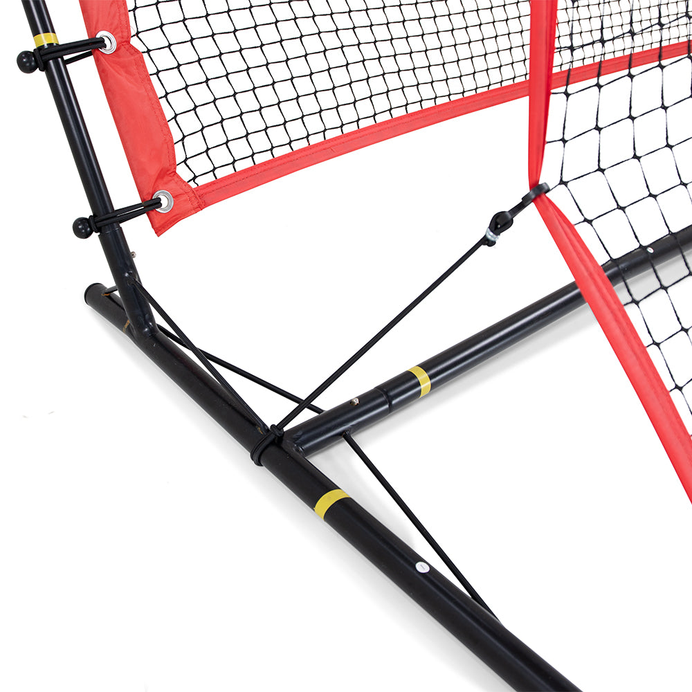 HART Soccer Double Rebound Net - Training & Practice Soccer Rebounder for Backyard, Field Drills - Perfect for Solo Practice, Goalkeeper Training & Team Drills