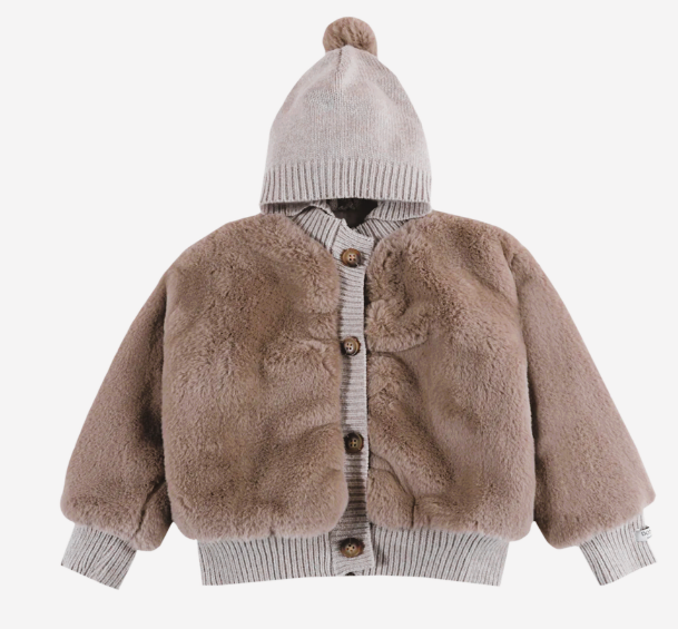 Donsje Birie Jacket for Babies & Toddlers (3M-24M) - Soft & Warm Outerwear for Winter, Fall, and Spring - Perfect for Outdoor Playdates and Family Outings