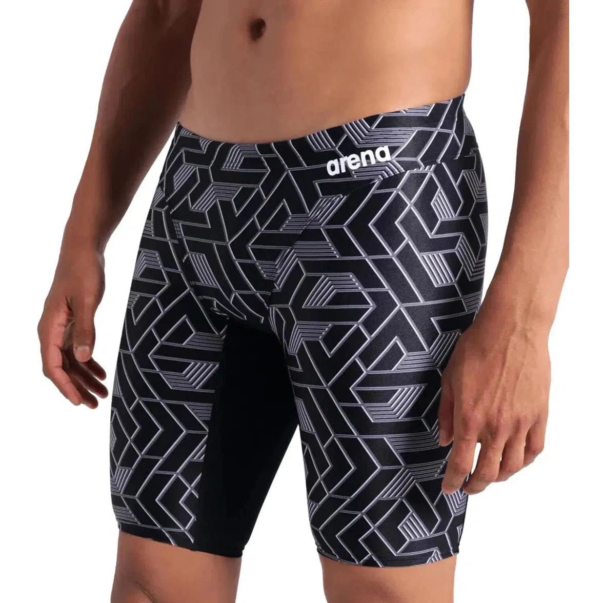Arena Men's Escape Swim Jammer - High-Performance Competitive Swimwear for Training & Racing | Perfect for Lap Swimming, Triathlons & Water Sports
