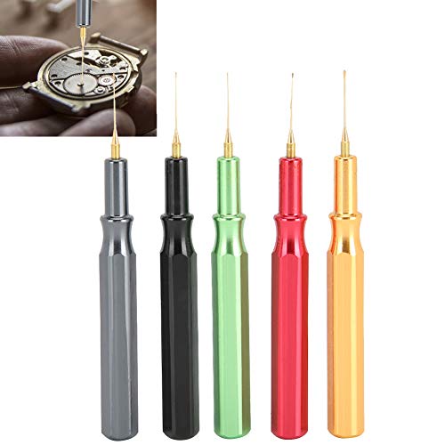 5pcs Metal Watch Oil Pen for Watch & Clock Repair - Watchmaker Tool Kit