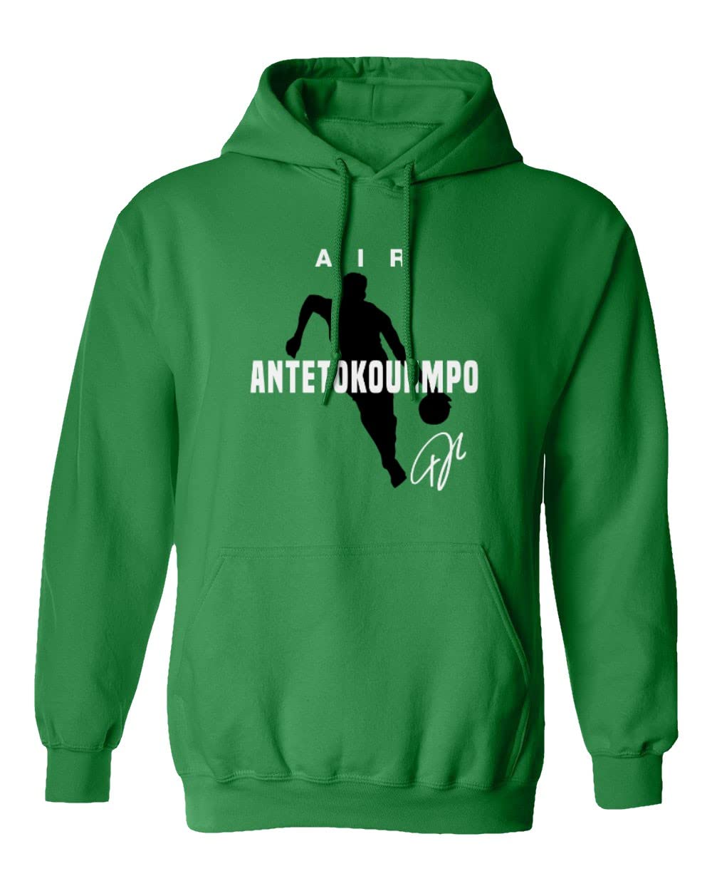 Giannis Antetokounmpo Milwaukee Bucks Basketball Hoodie - Green Unisex Pullover Sweatshirt (Small) - Perfect for Game Day, Streetwear & NBA Fan Fashion