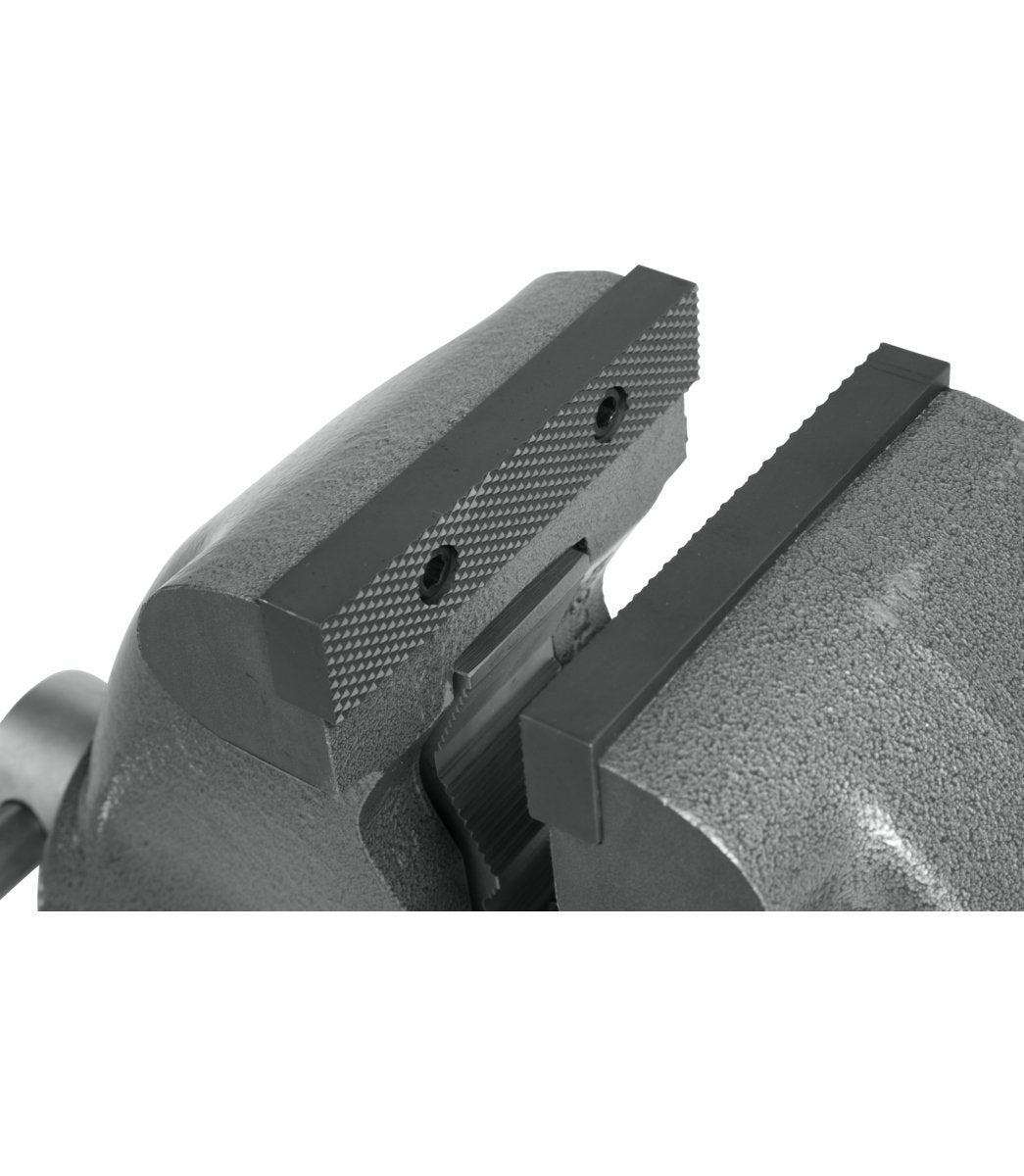 Heavy Duty C 3 Pipe and Bench Vise - 6 Inch Jaw Width, 9 Inch Max Jaw Opening, 6 5/8 Inch Throat Depth - Perfect for Plumbing, Metalworking, and Woodworking Projects