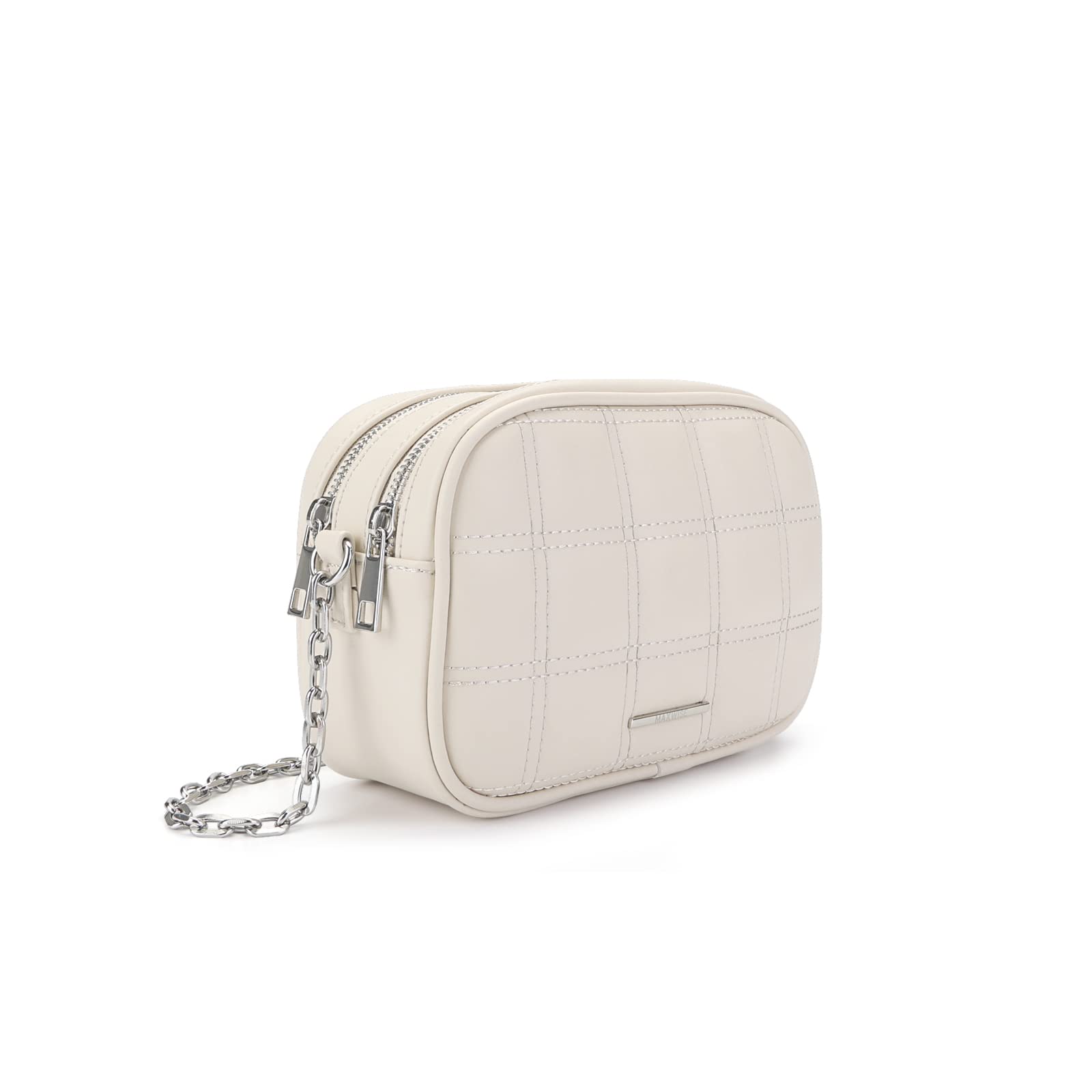 MAXWISE Quilted Crossbody Bag for Women - Small Shoulder Purse with Chain Strap, Fashionable Side Bag | Perfect for Daily Use, Travel, Shopping & Date Night
