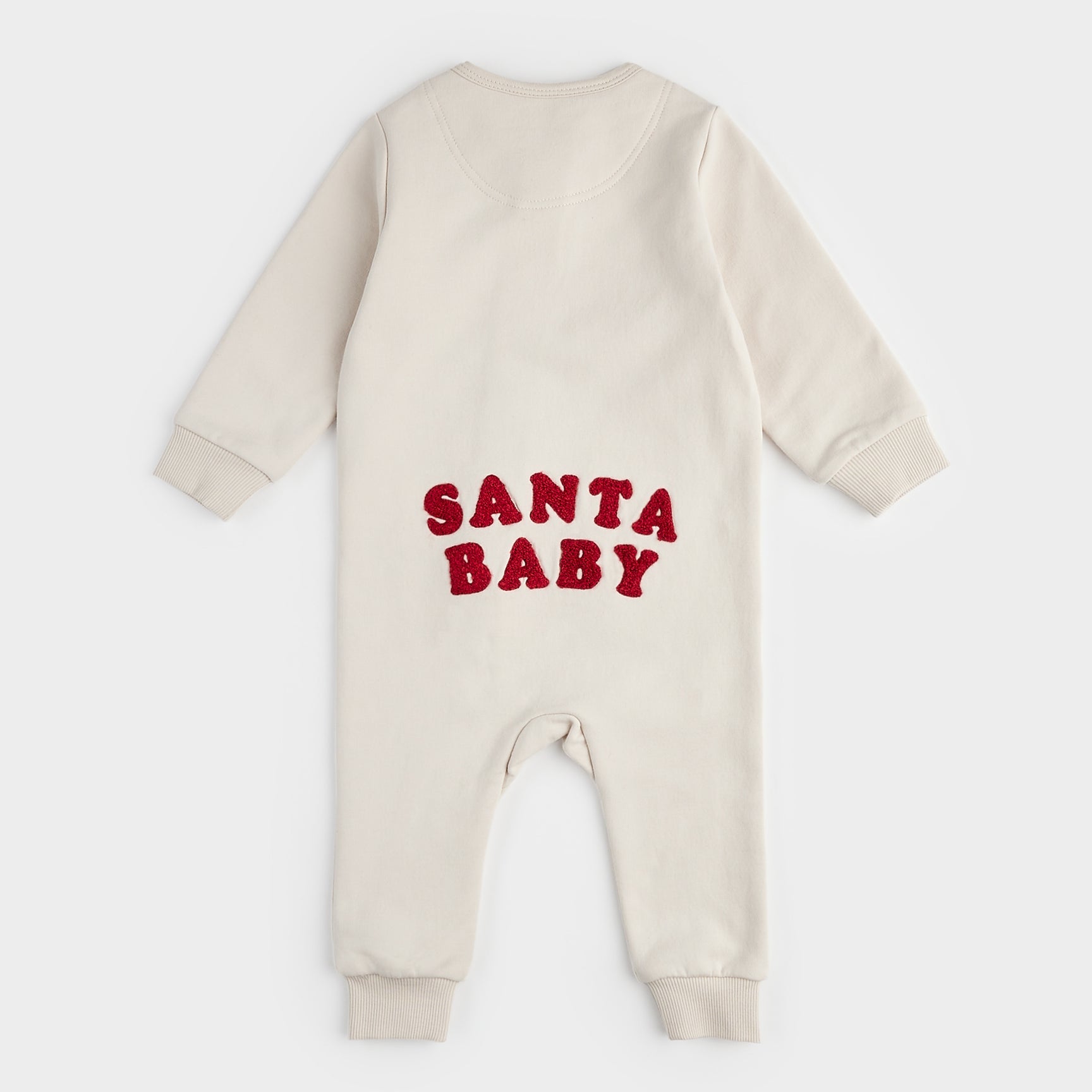 Santa Baby Playsuit | Cute Christmas Romper for Women | Holiday Party Outfit, Festive Family Photos, Xmas Morning Pajamas