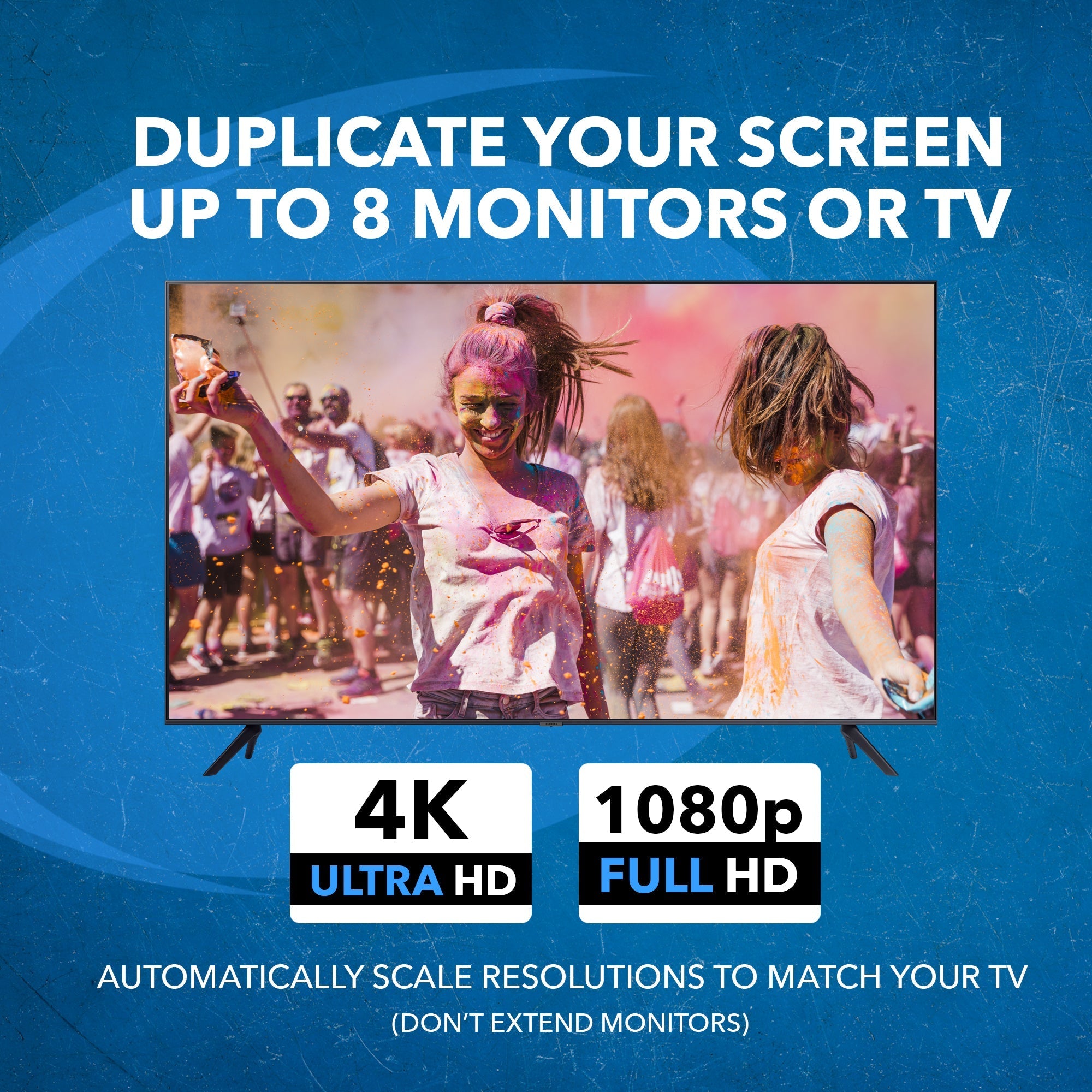 1x8 HDMI Splitter 4K 60Hz 1 Input 8 Outputs - Ultra HD 4K@60Hz, Auto Downscaling, EDID Management - Perfect for Home Theater, Gaming, and Multi-Screen Presentations (UHD PRO108)