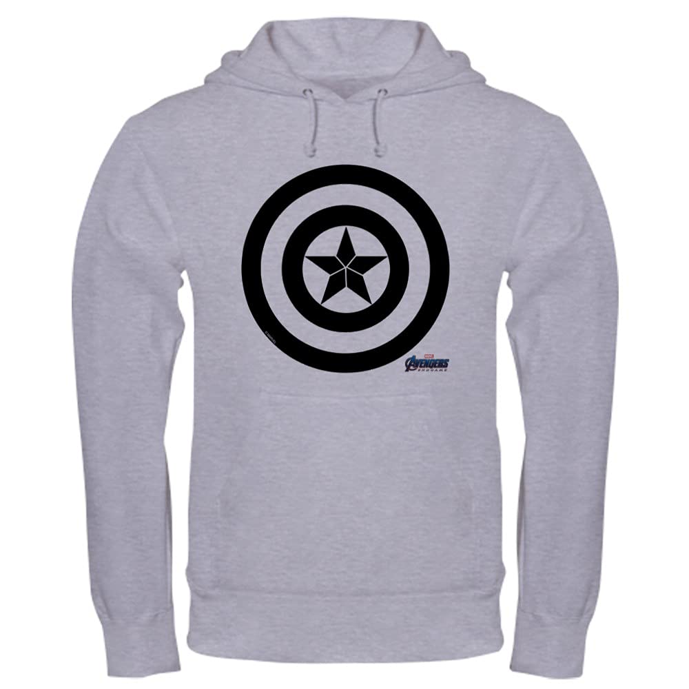 Captain America Shield Hooded Sweatshirt | Marvel Superhero Pullover | Men's & Women's Casual Wear | Perfect for Cosplay, Comic Con & Winter Outfits