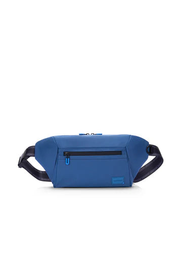 American Tourister Eris Cross Body Waist Bag Vintage Blue - Stylish Hands-Free Travel & Everyday Carry for Men & Women