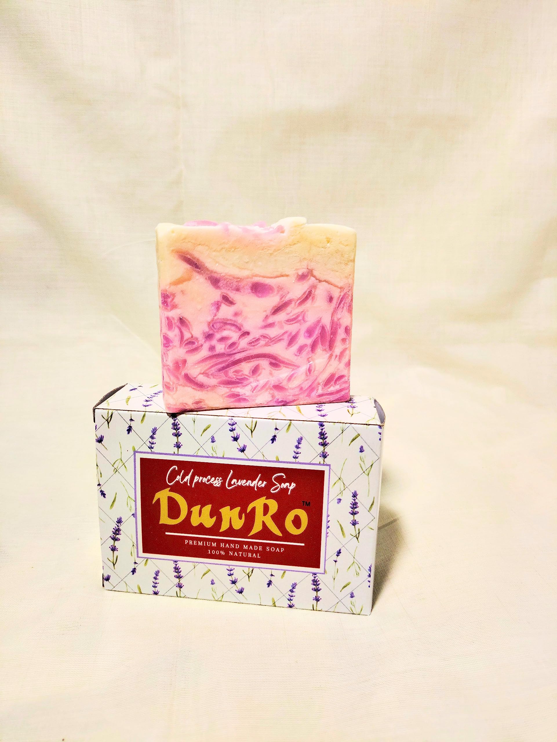 Natural Cold Process Lavender Soap with Plumeria Essence | Handmade Organic Bar Soap for Dry & Sensitive Skin | Perfect for Relaxing Bath, Spa Day & Gift Giving