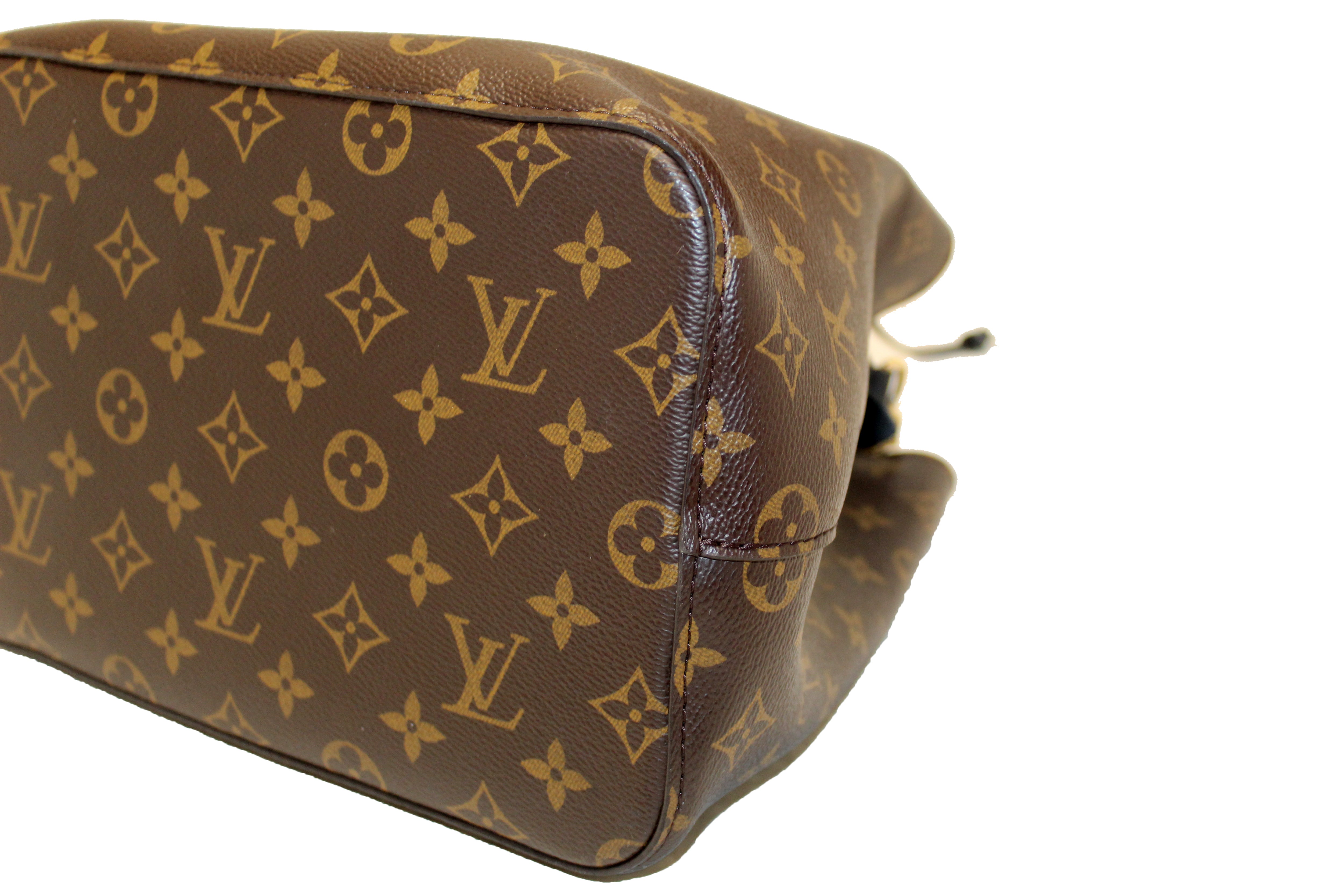 Authentic Louis Vuitton Classic Monogram Black NeoNoe Shoulder Bag for Women - Luxury Designer Handbag for Work, Travel & Everyday Use