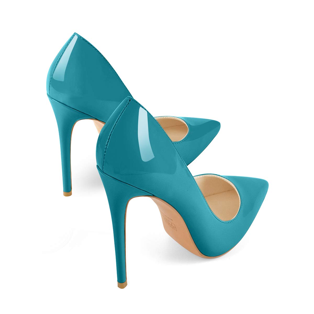 Richealnana Women's Classic Pointed Toe High Heel Pumps - 4.7 Inch Sexy Stiletto Heels for Office, Party & Evening Wear | Comfortable Dress Shoes for Women