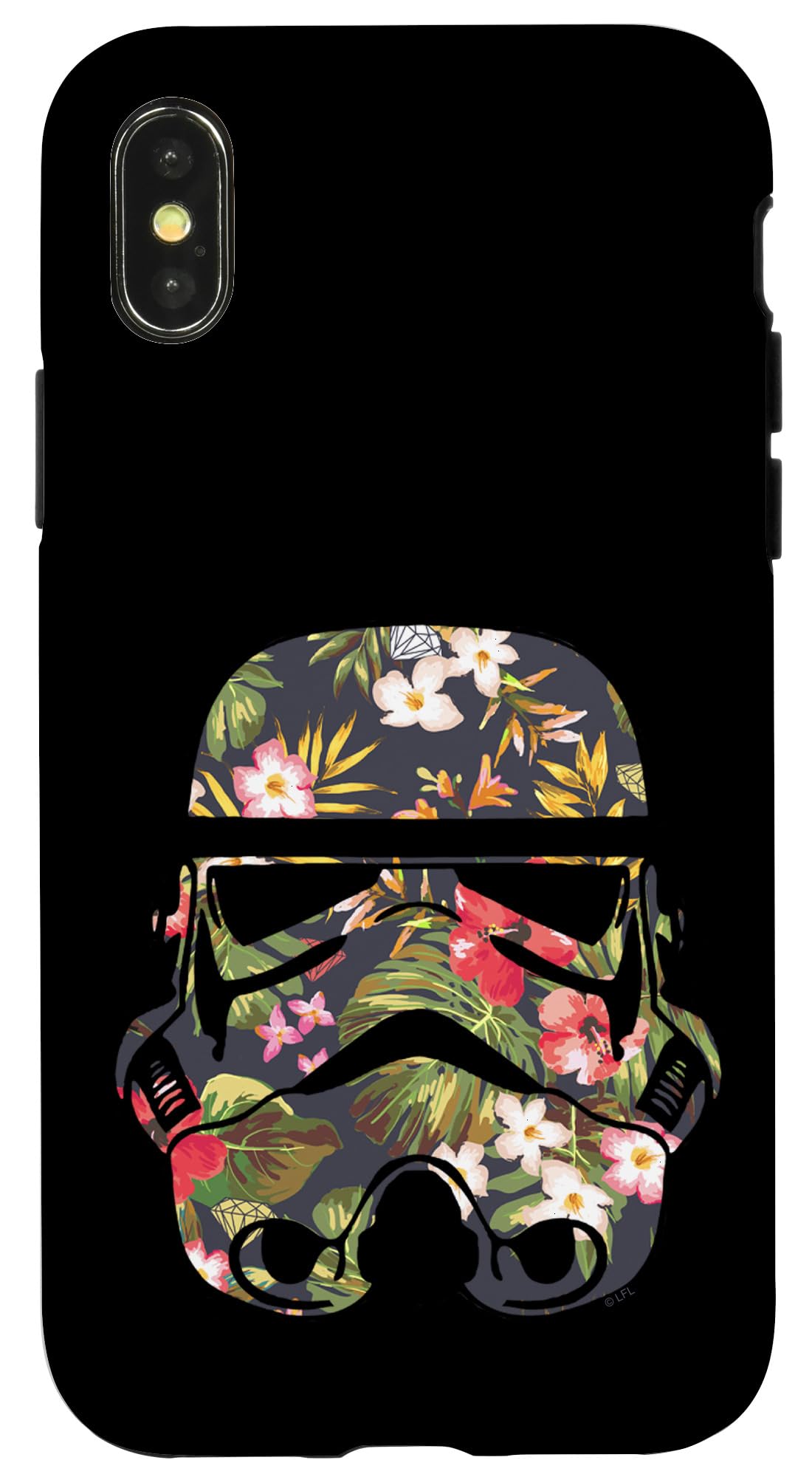 Star Wars Floral Stormtrooper Phone Case for iPhone X/XS - Cute Protective Cover with Unique Design | Perfect Gift for Fans, Everyday Use & Cosplay
