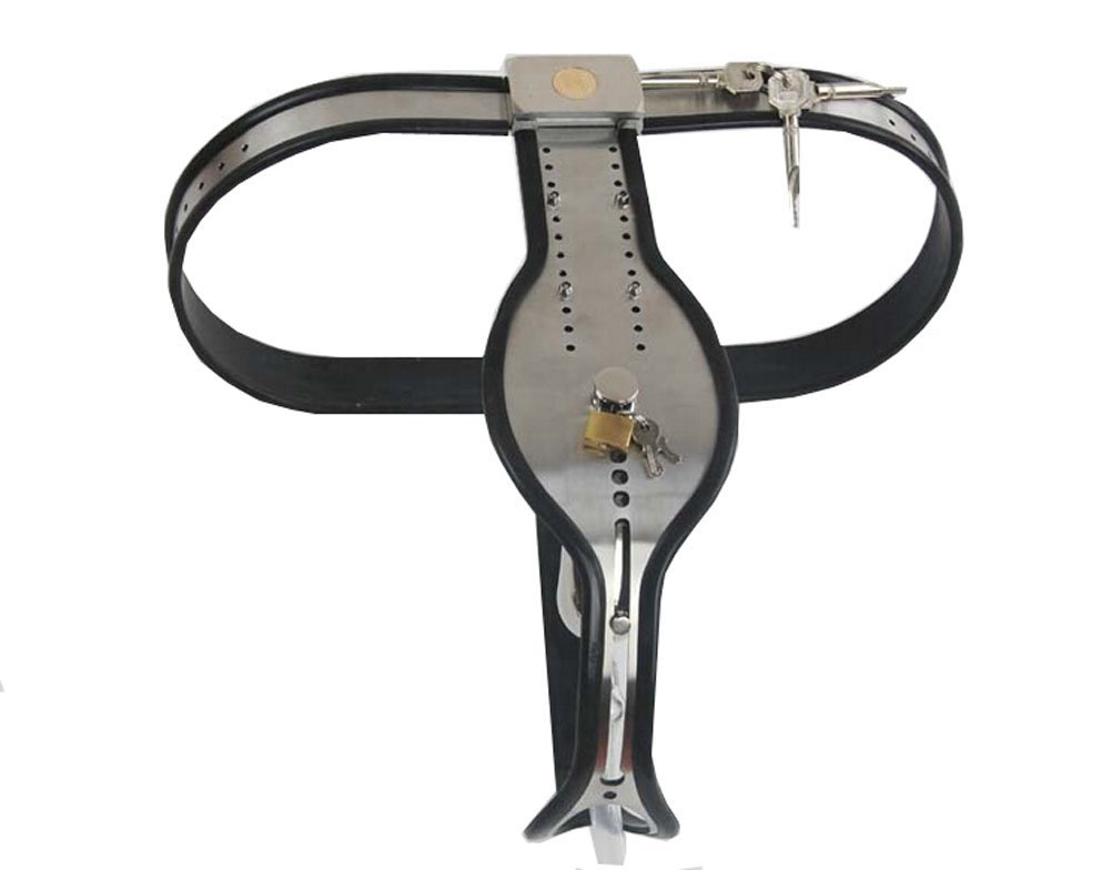 Premium Stainless Steel Male Chastity Device - Secure Cock Cage Lock for BDSM, Adult Toys & Couples Play | Durable Sex Toy for Long-Term Wear & Roleplay Scenes
