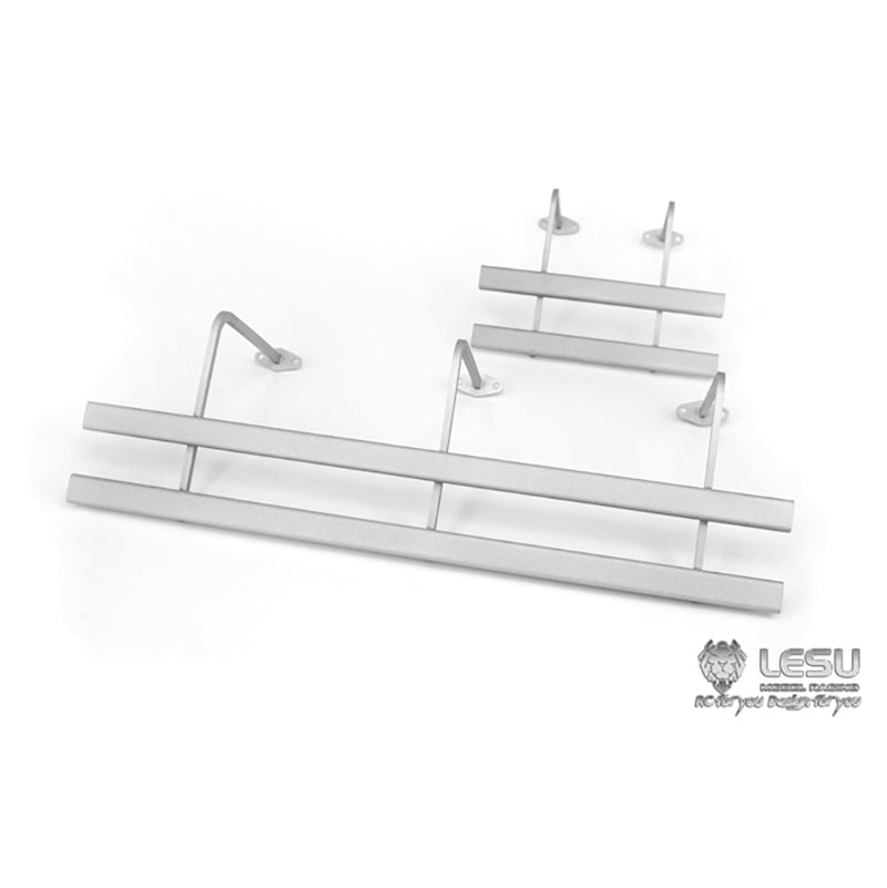 1/14 TAMIYA RC Flat Bed Truck Roof Metal Parts & Canvas Shelf Side Protective Guard Tool Box Ladder - Durable Accessories for Off-Road Model Truck Adventures & DIY Projects