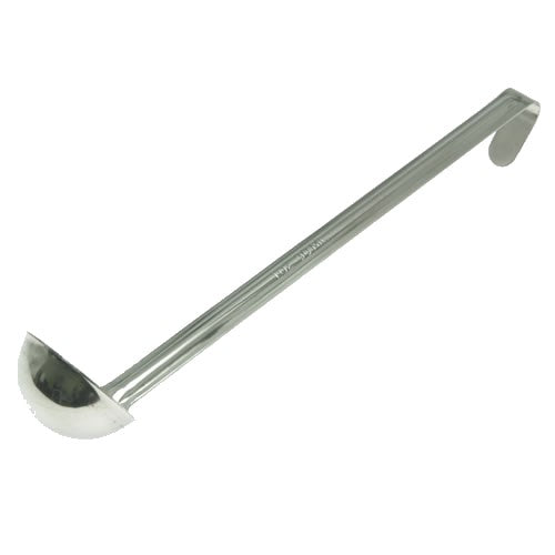 One Piece Ladle - 10 11/16 Inch Handle, 1 oz Capacity - Premium Kitchen Utensil for Cooking, Serving & Baking - Perfect for Soups, Sauces & Stews