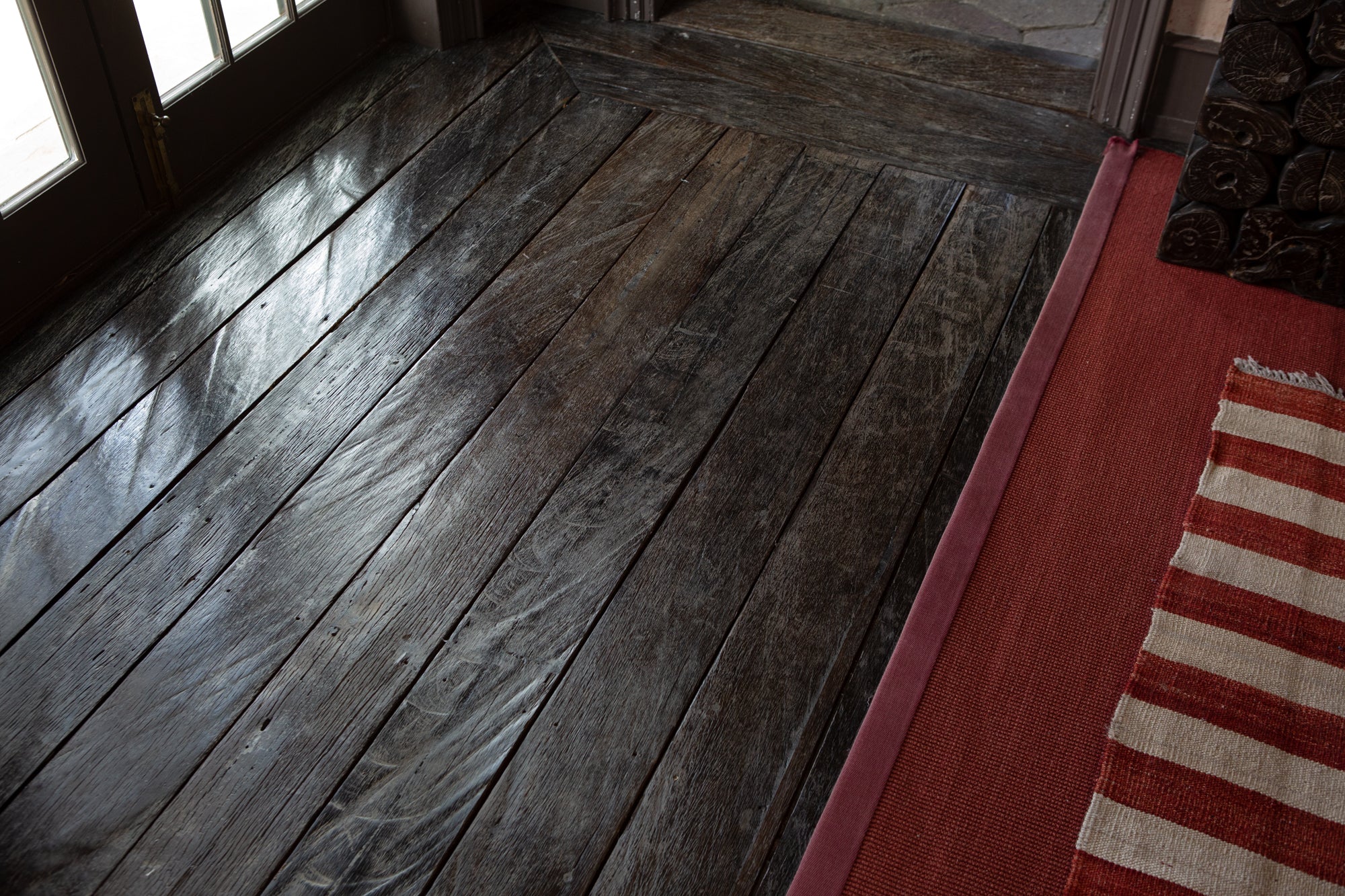 Antique 19th Century Ulin Hardwood Flooring from Borneo - Premium Durable Teak Alternative for Rustic Home & Commercial Interior Design
