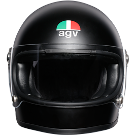 AGV X3000 Mono Matt Black Motorcycle Helmet - DOT & ECE Certified for Safety - Lightweight & Comfortable for Long Rides - Perfect for Street Biking, Racing & Commuting