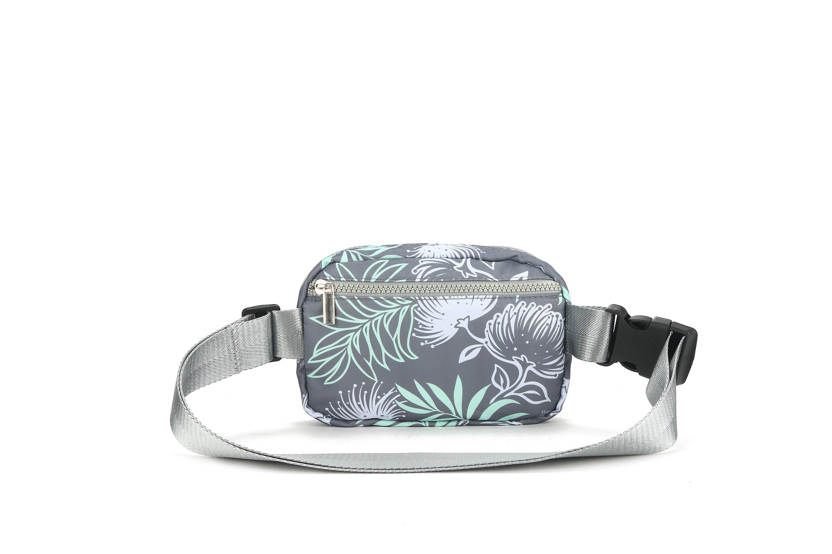 Jenna Lehua Grey Belt Bag - Stylish & Comfortable Waist Pack for Women | Perfect for Travel, Running, Hiking & Everyday Use