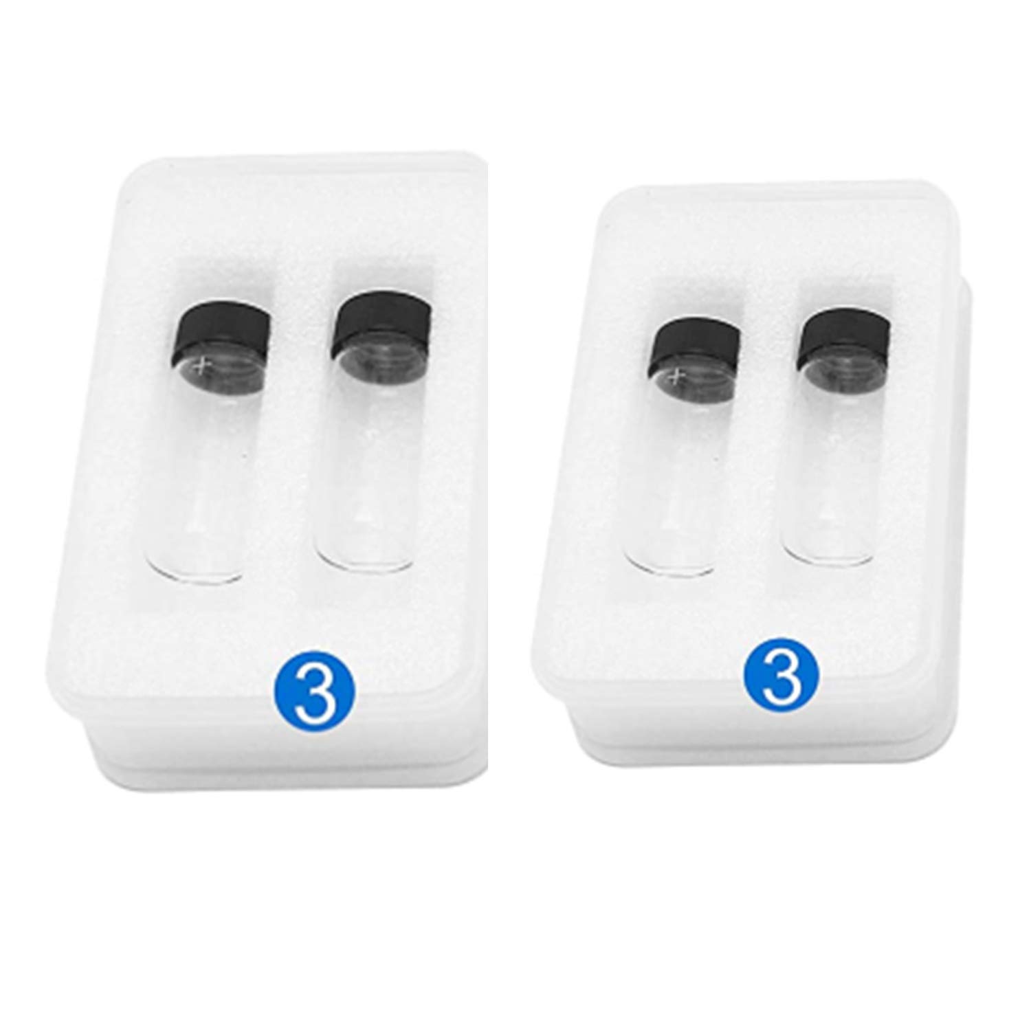 NEWTRY 4 Sample Bottles (Two Sets) for Digital Water Turbidity Meter SGZ-200BS - Perfect for Lab Testing, Water Quality Analysis & Environmental Monitoring