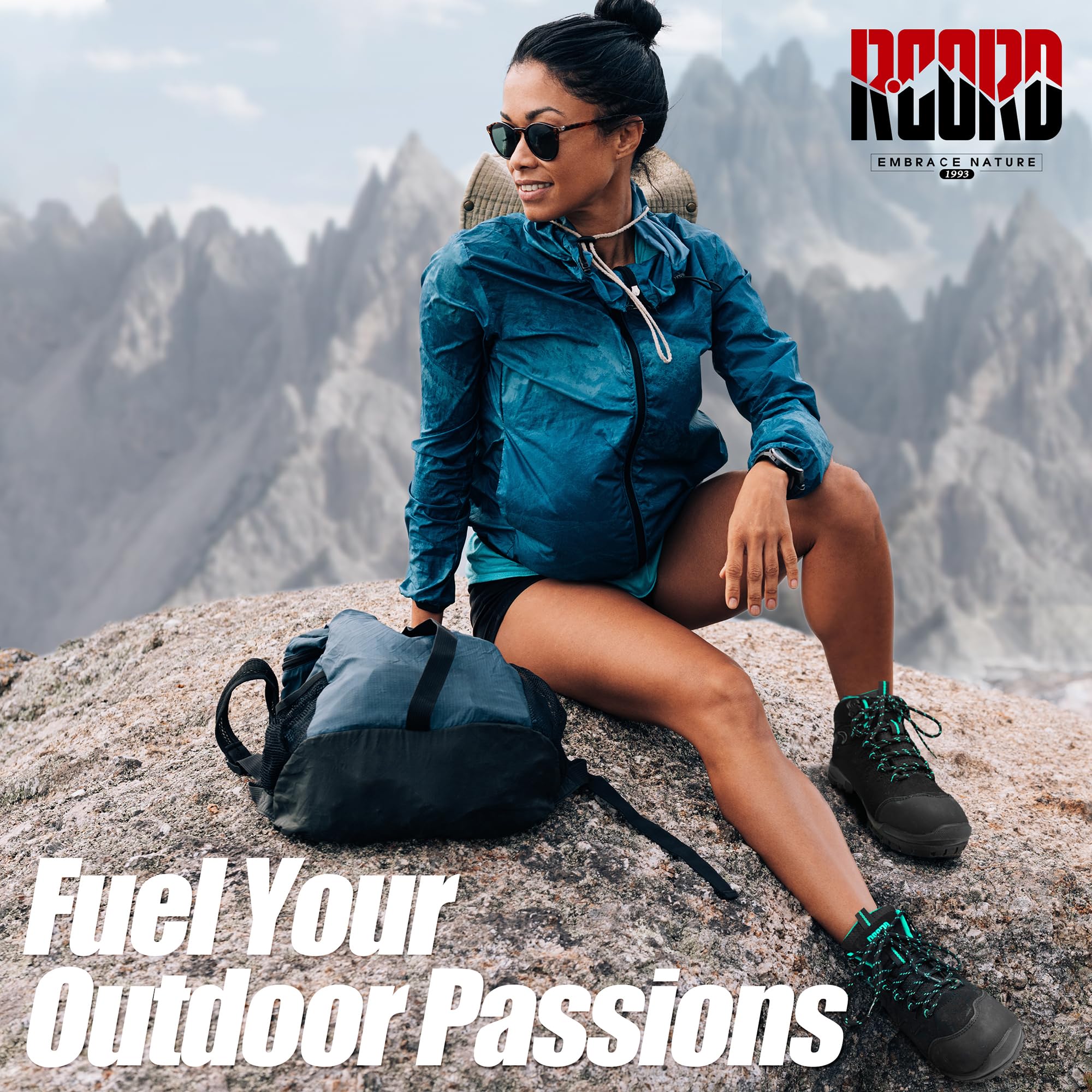 Waterproof Women's Hiking Boots - Comfortable Non-Slip Breathable Outdoor Trekking Shoes for Camping & Trail Walking | Perfect for Mountain Hiking, Backpacking & Outdoor Adventures