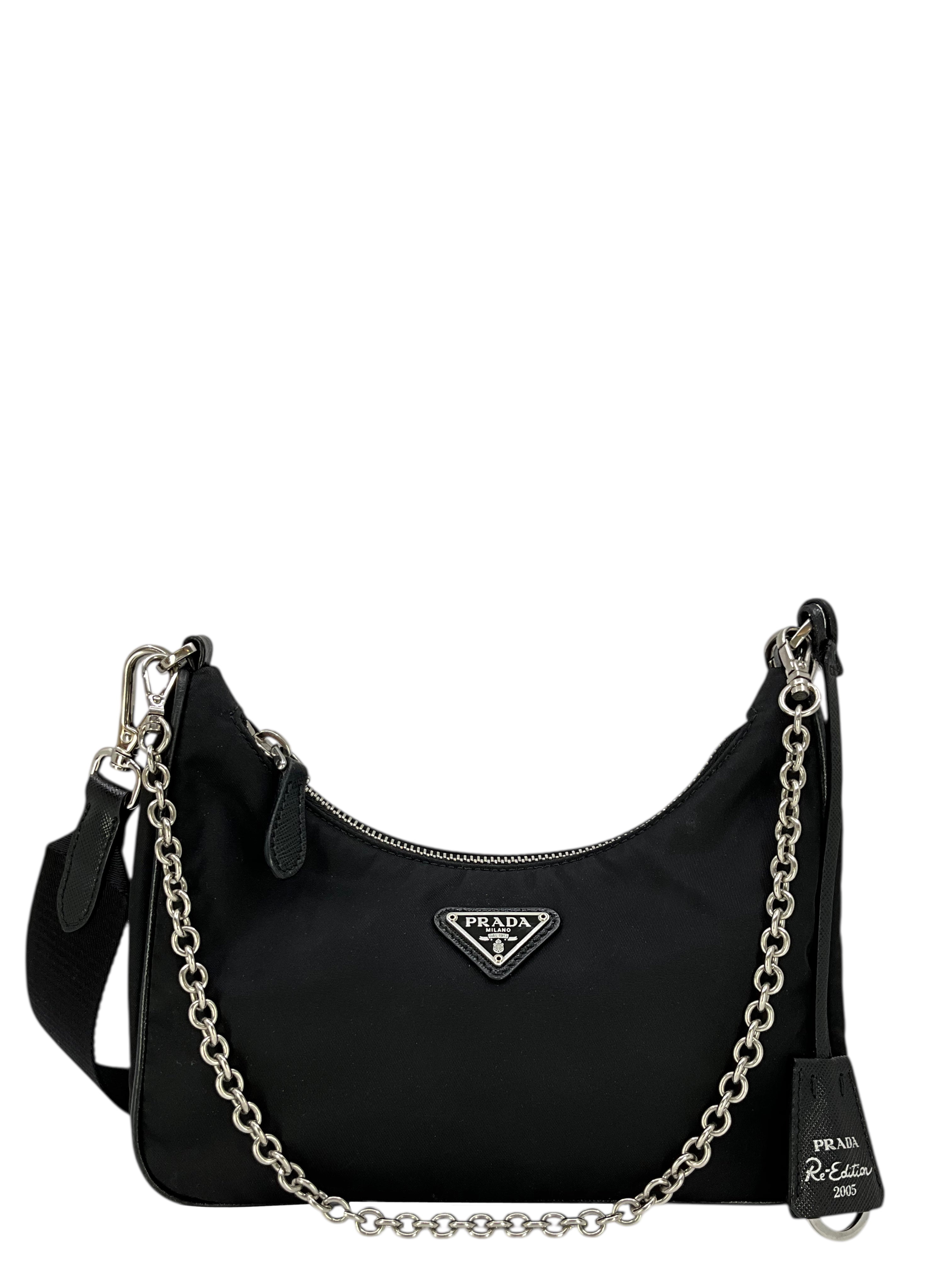 PRADA Re-Edition 2005 Re-Nylon Shoulder Bag - Luxury Designer Handbag for Women | Perfect for Work, Travel & Everyday Use