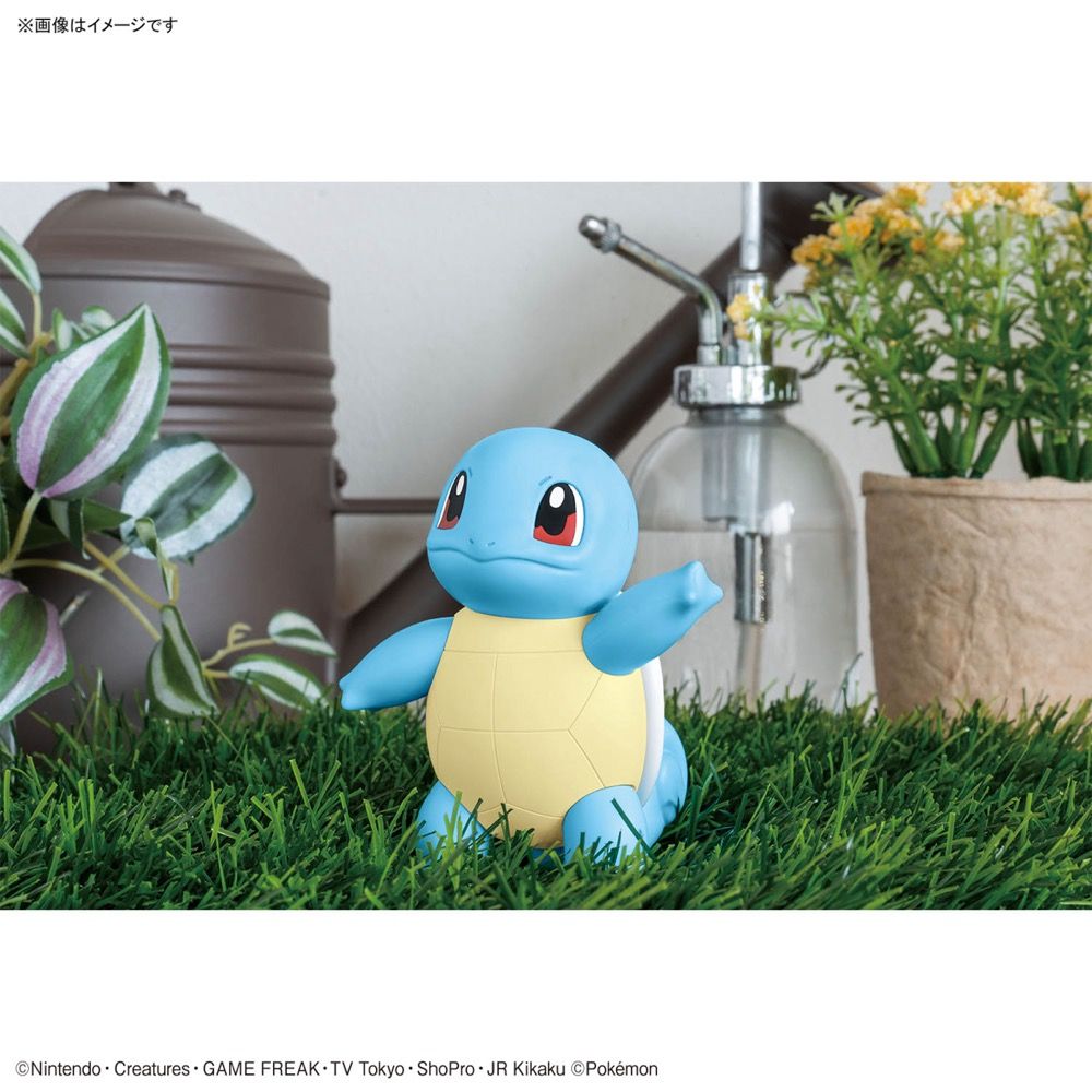 Bandai Quick Model #17 Pokemon Squirtle/Zenigame Plastic Model Kit - Build & Display for Anime Fans & Collectors - Perfect for Home Decor, Gifts & Pokemon Themed Parties