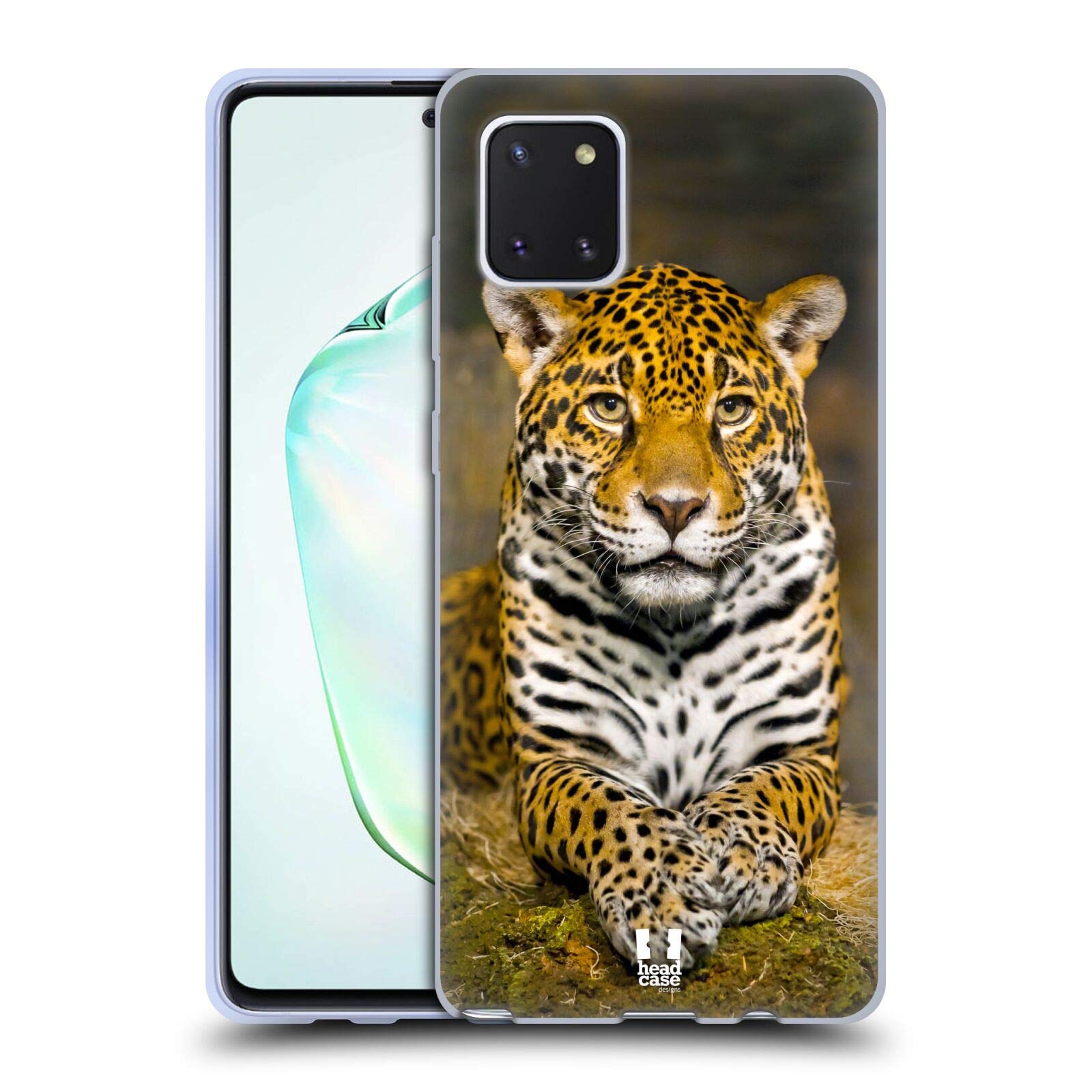 SEO优化：Head Case Designs 女性美洲豹软胶手机壳与壁纸套装 - 兼容三星Galaxy Note10 Lite，适合日常使用与户外探险