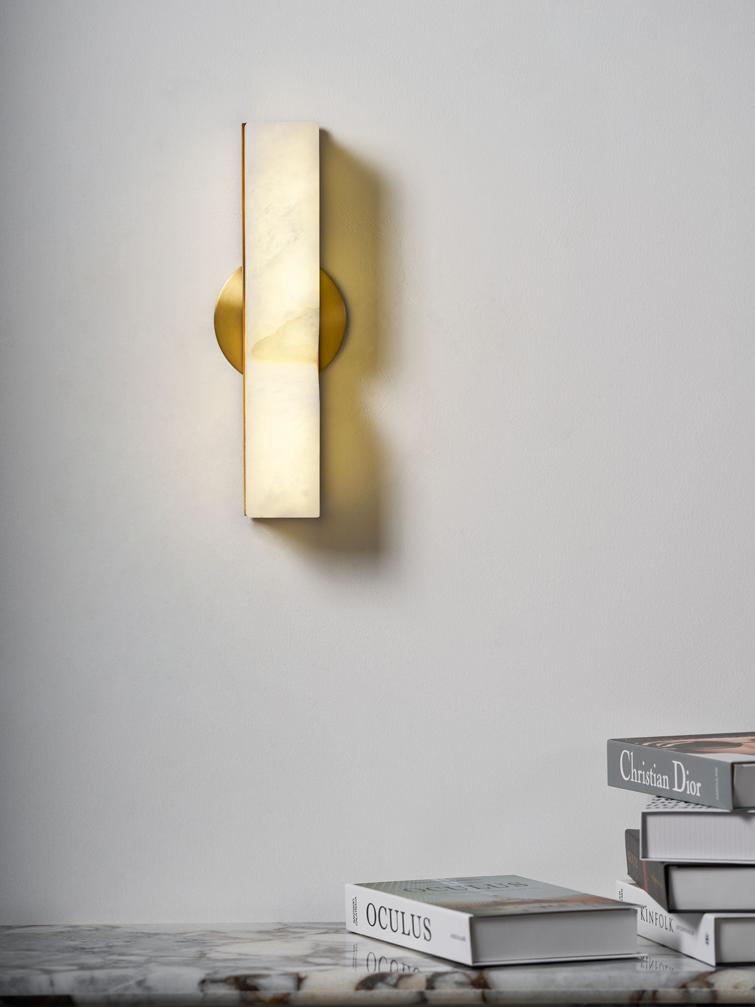 Alabaster Essence Wall Sconce - Elegant Handcrafted Light Fixture for Bedroom, Living Room & Hallway Decor - Perfect for Ambient Lighting and Home Interior Design