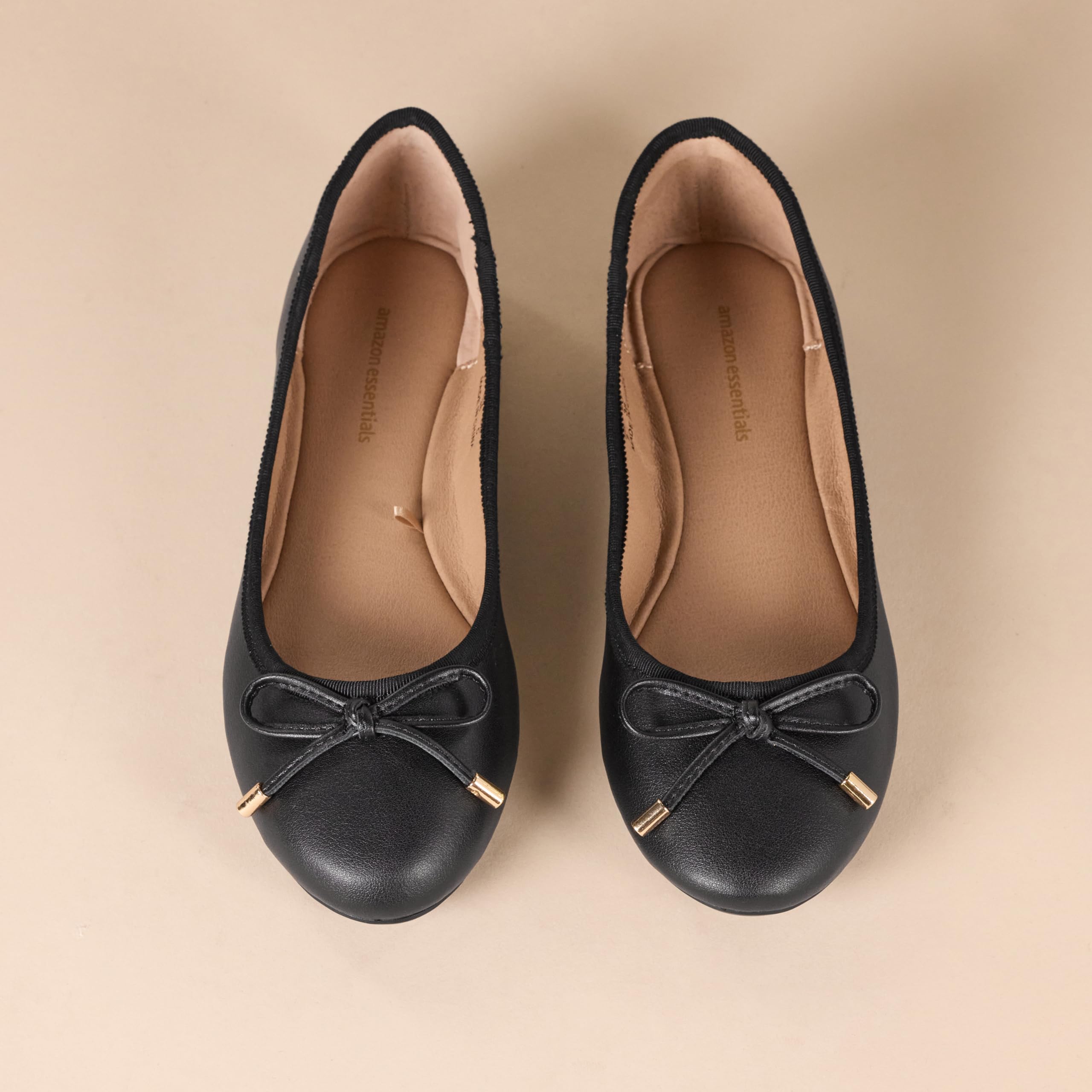 Amazon Essentials Women's Billie Ballet Flats - Comfortable & Stylish Pointed Toe Shoes for Work, Office & Casual Wear
