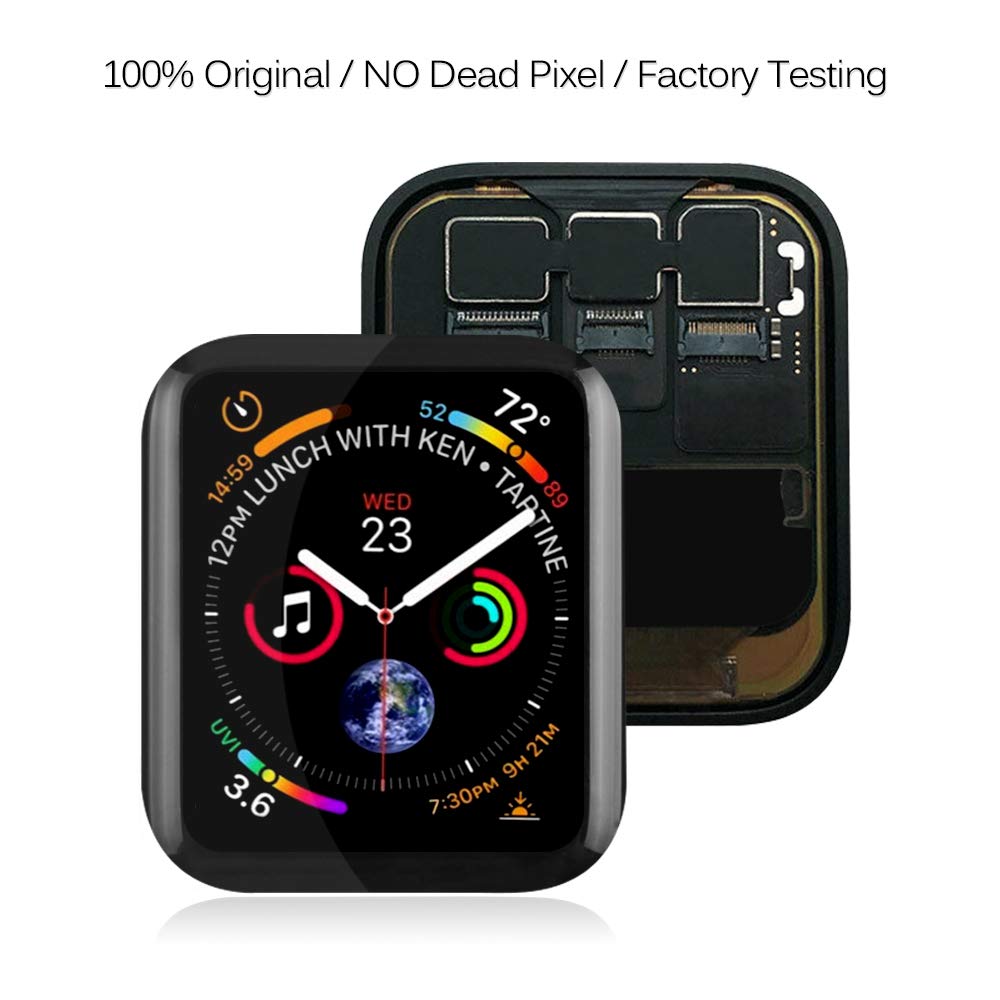 Apple Watch Series 4 LCD Screen Replacement 40mm/44mm Display Touch Digitizer Assembly - Repair Kit with Screen Protector & Tools (Compatible with Apple Watch 4) - Perfect for DIY Fixes, Home Repairs, and Watch Restoration Projects