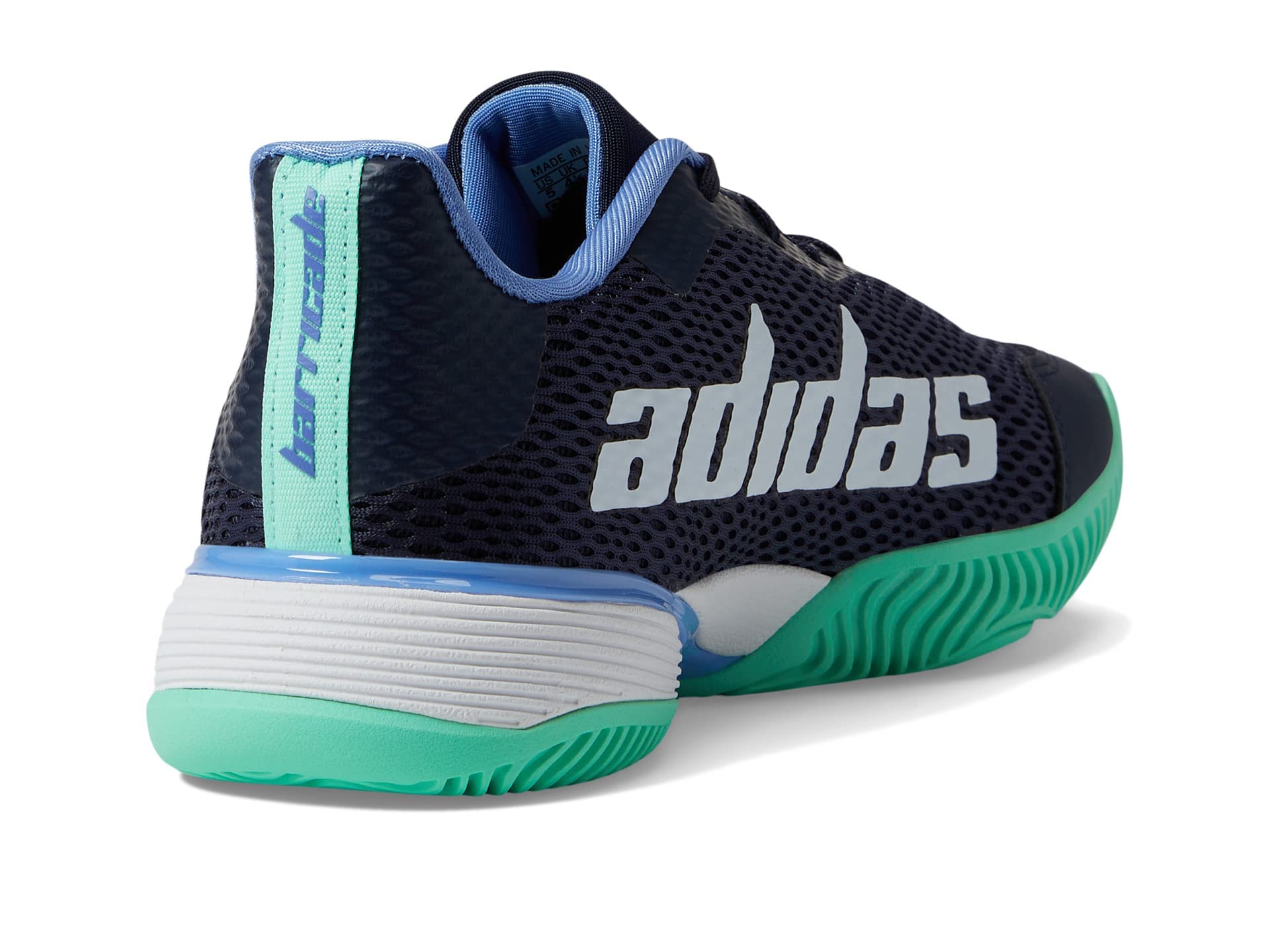 Adidas Girl's Barricade Tennis Shoes for Kids - Lightweight & Durable Sneakers for Little & Big Kids - Perfect for Court Play, School & Daily Wear
