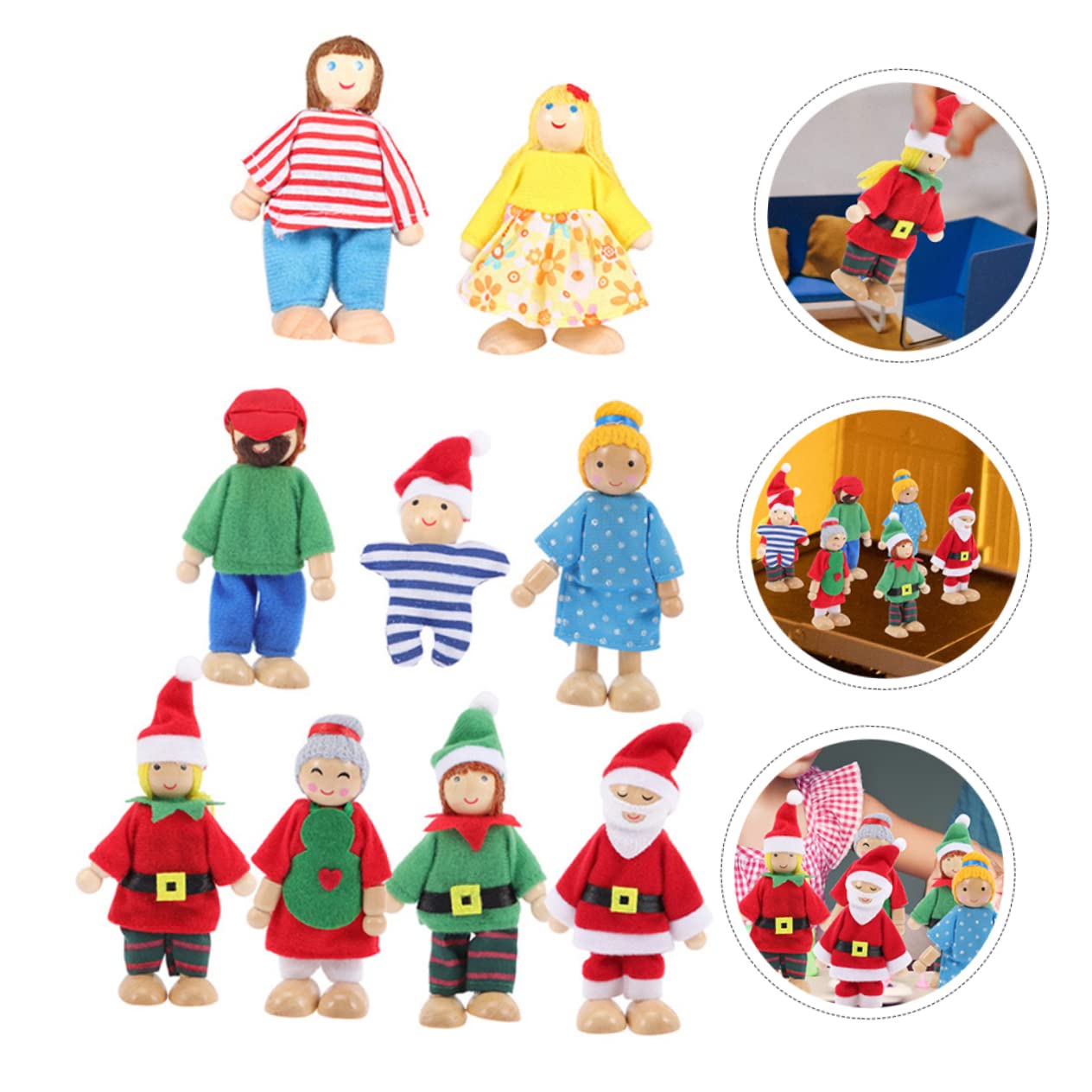 iBasenice 45-Piece Calming Hand Puppet Set for Kids - Sensory Toys, Brain Development, Christmas Puppets for Toddlers & Children - Perfect for Storytelling, Play Therapy & Holiday Gifts
