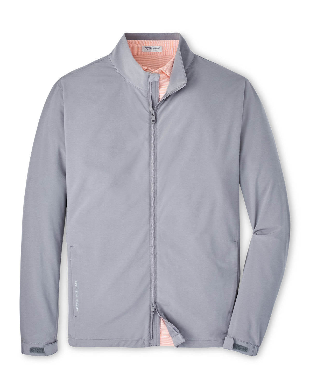 Peter Millar Men's Dunes Jacket - Lightweight Waterproof Windbreaker for Outdoor Activities | Oslo Grey | Perfect for Hiking, Golf & Travel