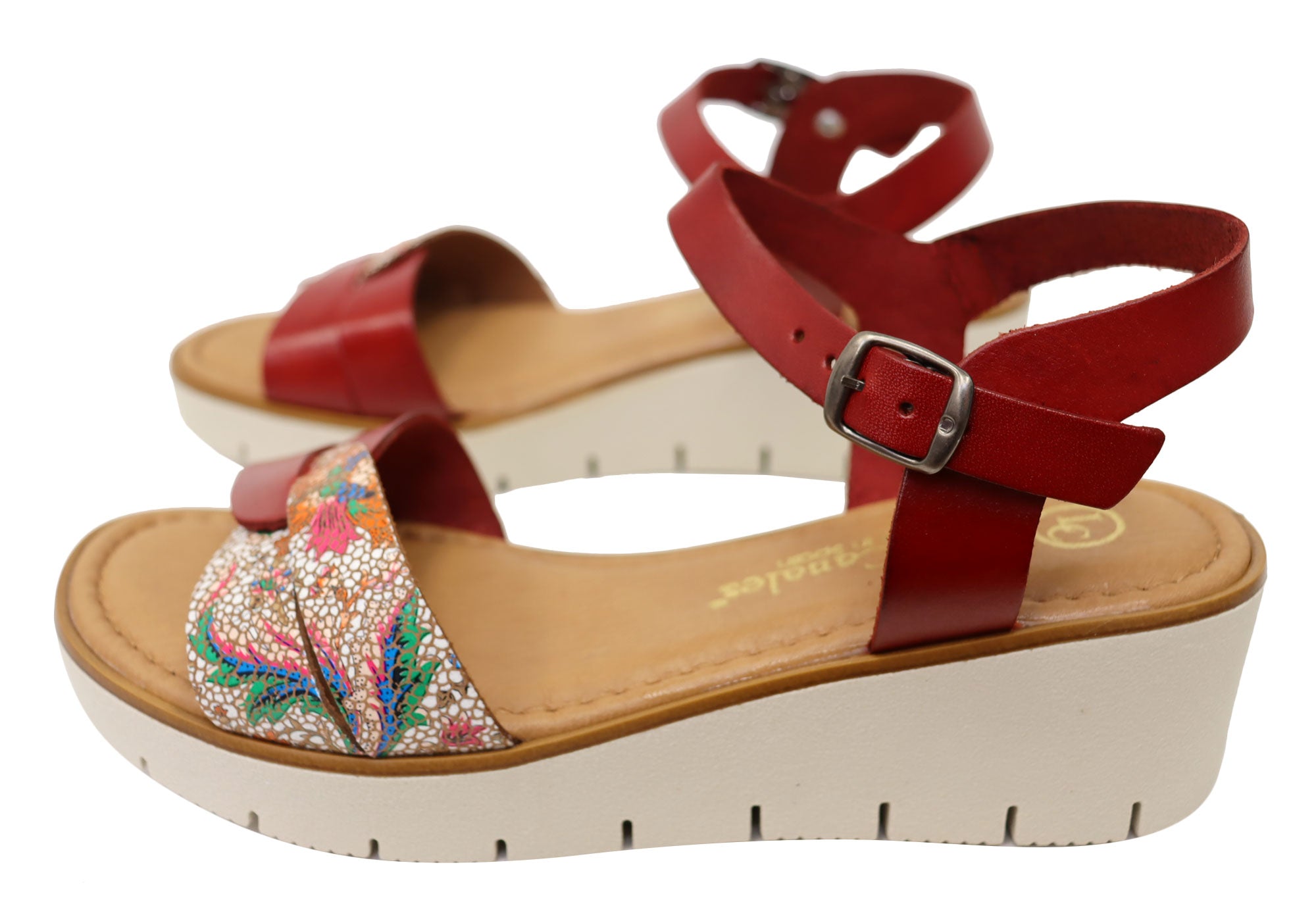 Ellie Women's Comfortable Leather Sandals - Handmade in Spain - Perfect for Summer, Beach & Casual Outings