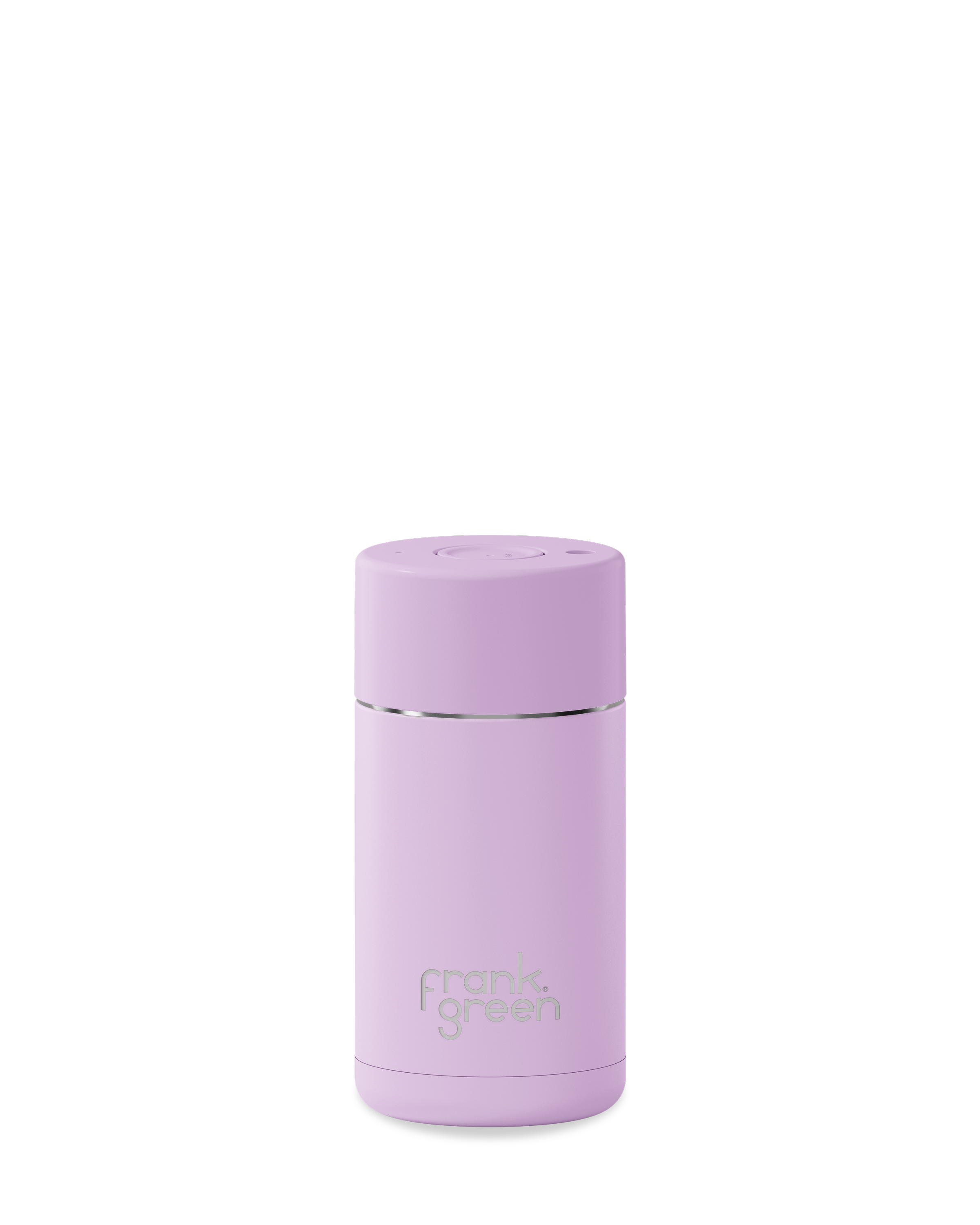 12oz Ceramic Reusable Coffee Cup with Lid - 355ml Travel Mug in Lilac Haze - Perfect for Office, Camping & Eco-Friendly Lifestyle