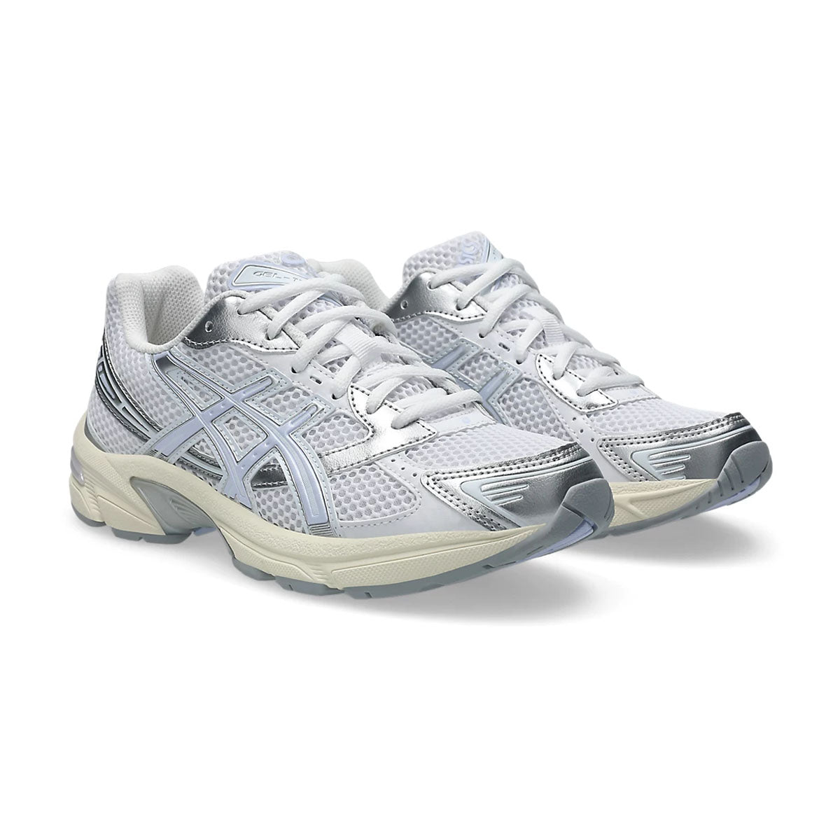 GEL 1130 Running Shoes for Men - White Blue Fade Athletic Sneakers for Jogging, Gym Workouts & Casual Wear