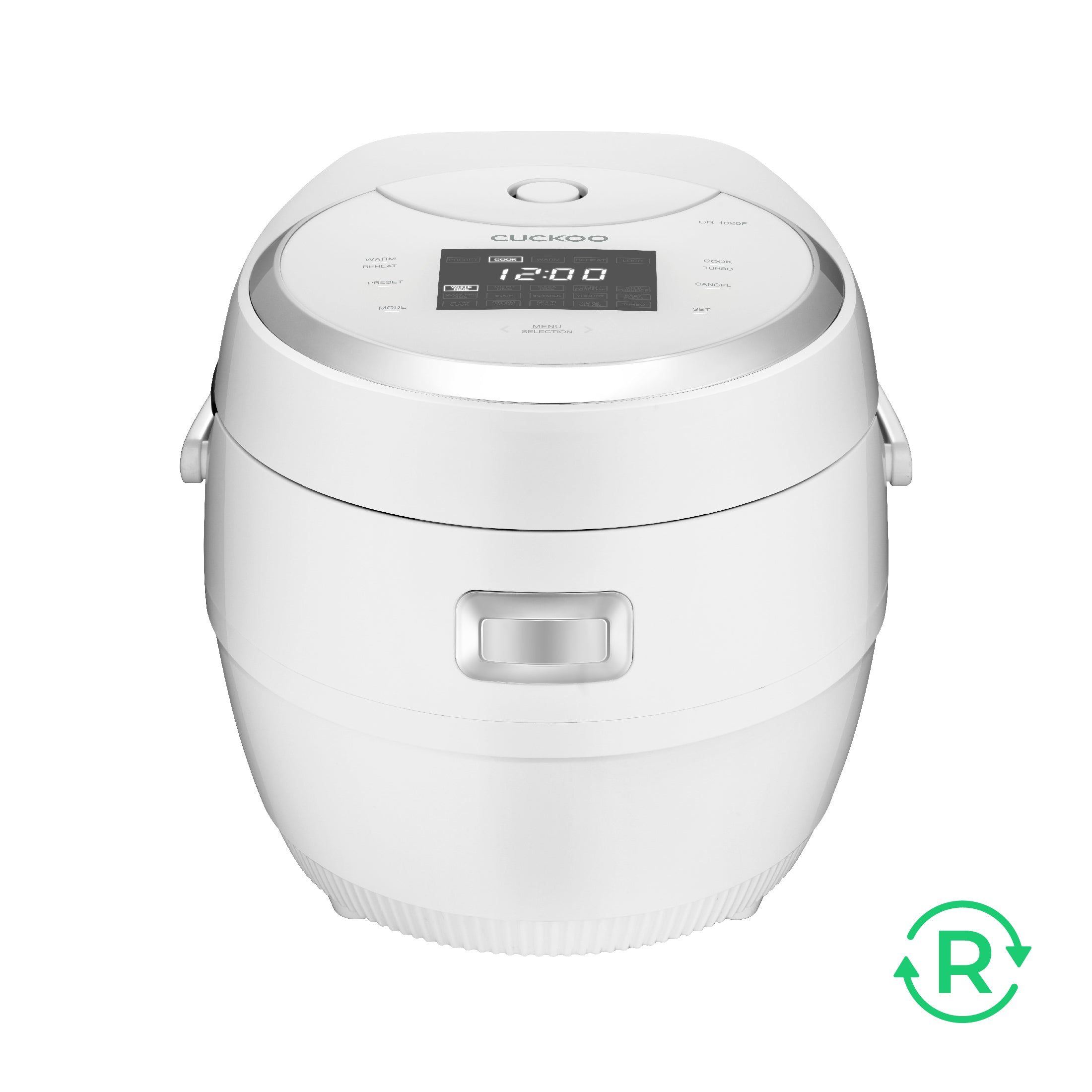 Refurbished C Grade 10-Cup Micom Rice Cooker (CR-1020F) - Perfect for Family Meals, Dorm Cooking & Meal Prep