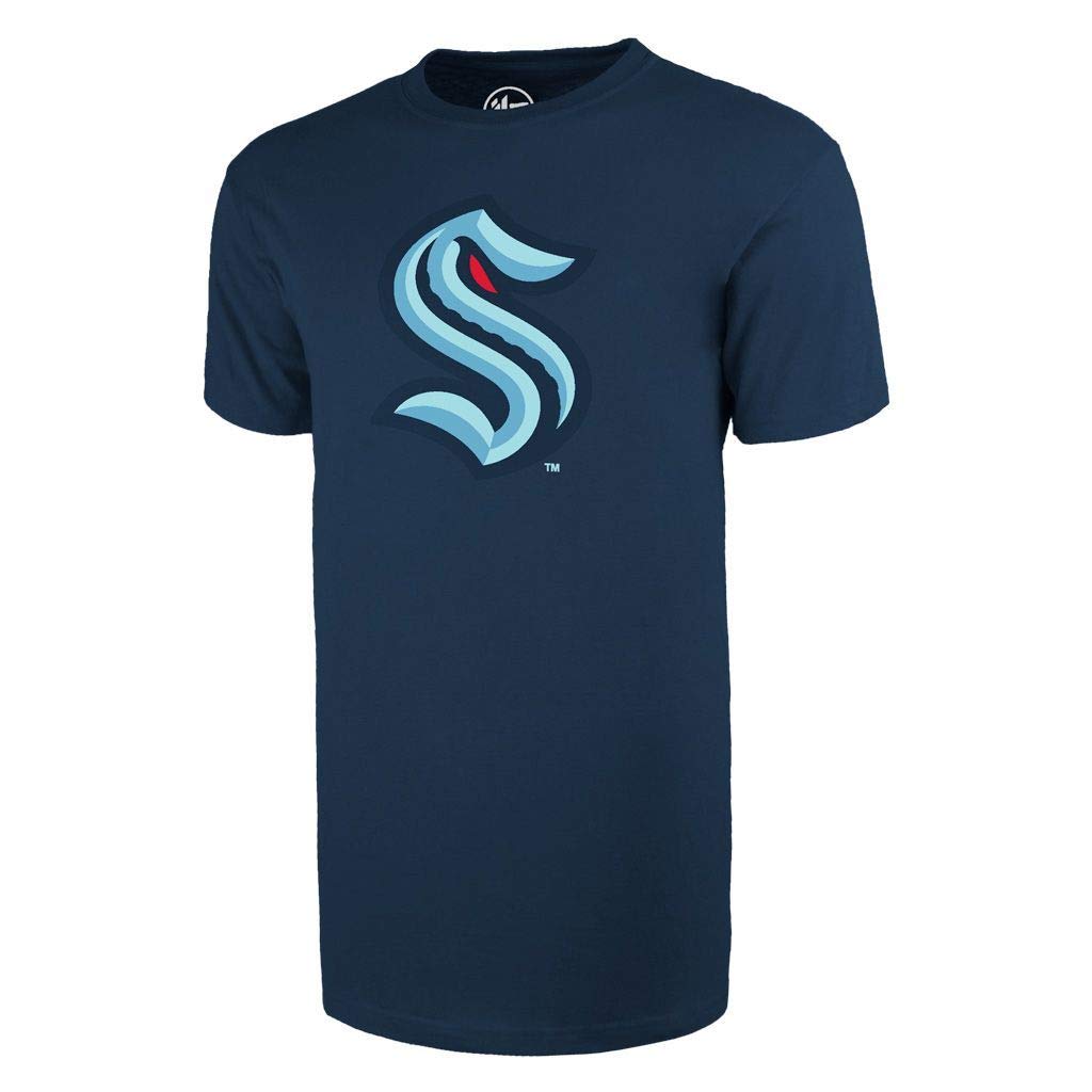 Seattle Kraken NHL Fan T-Shirt - Official '47 Brand Hockey Jersey Tee for Men & Women - Perfect for Game Day, Sports Events & Casual Wear