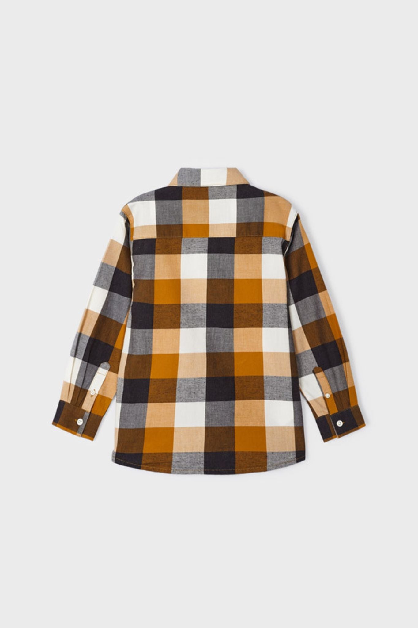 Stylish Checkered Flannel Long Sleeve Shirt for Boys - Soft & Comfortable Plaid Shirt for School, Outdoor Activities & Casual Wear