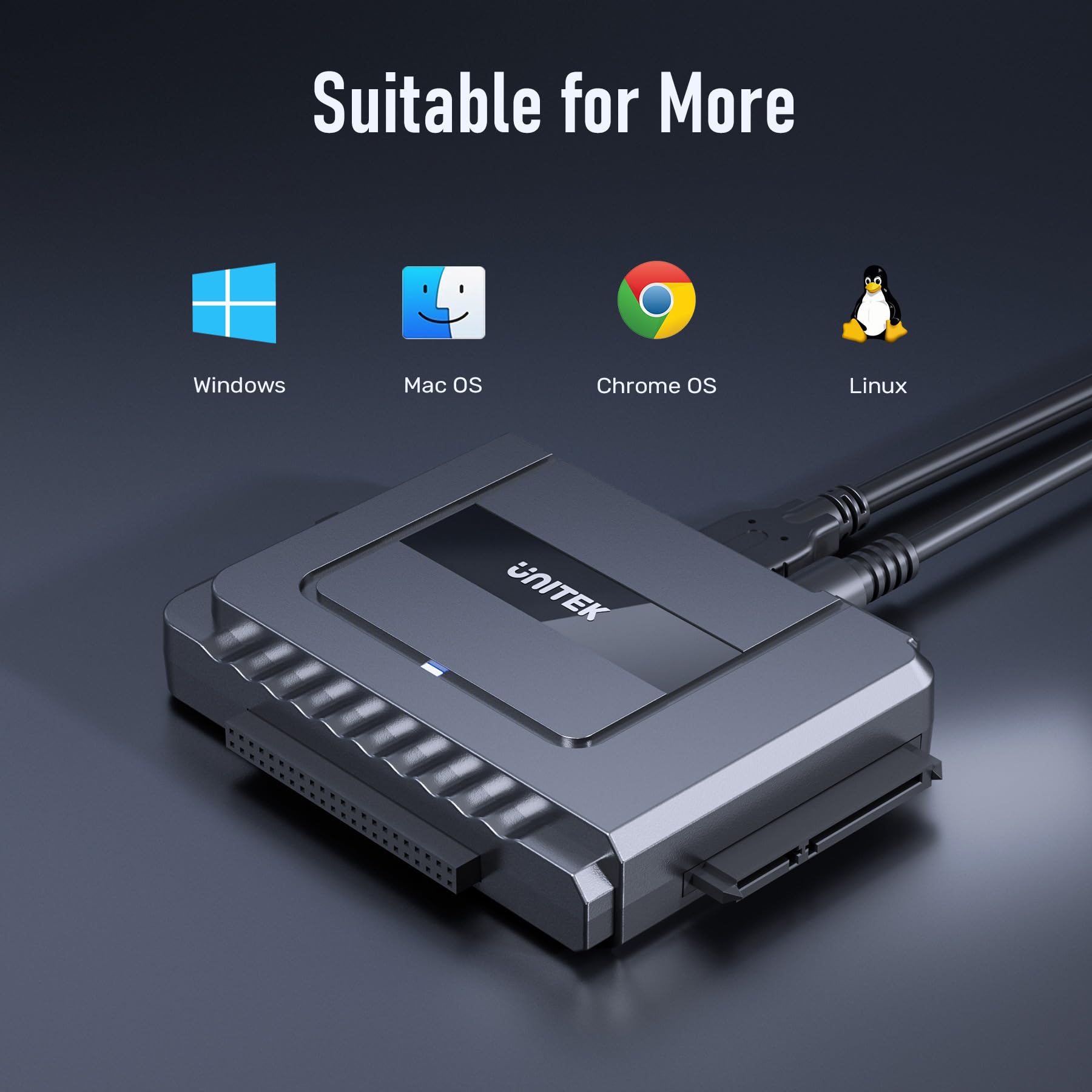 UNITEK IDE SATA to USB 3.0 HDD Adapter for 2.5