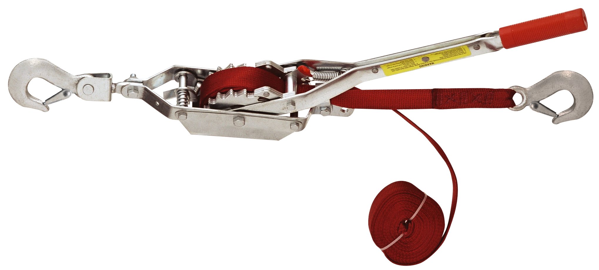 American Power Pull 18700 1-Ton Heavy Duty Red Power Strap Pull - Perfect for Towing, Recovery & Off-Road Vehicle Extraction