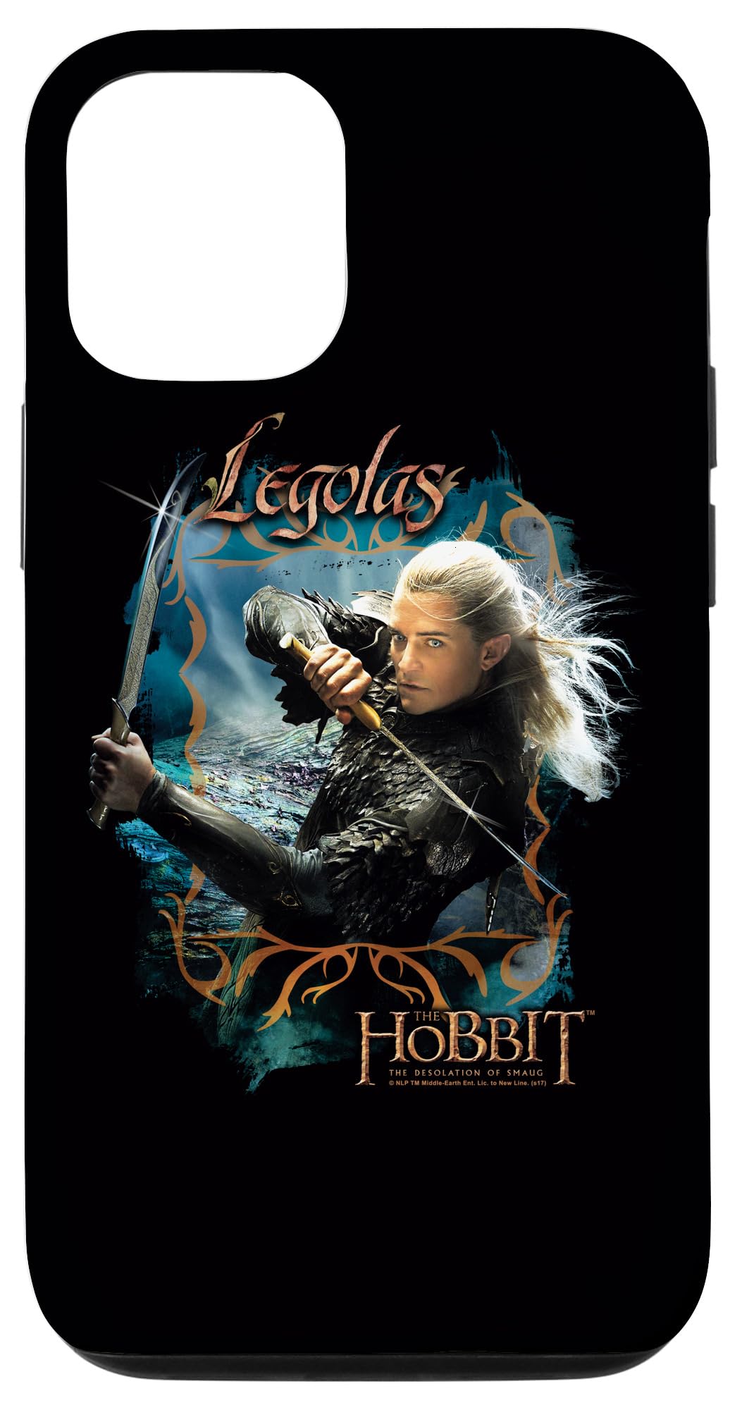 Premium iPhone 12/12 Pro Case with The Hobbit Legolas Knives Design - Durable Protection for Fantasy Fans | Perfect for Cosplay, Movie Nights & Lord of the Rings Enthusiasts