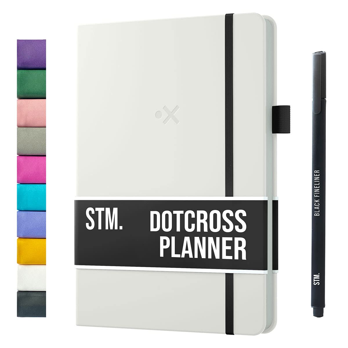 2025 Daily Planner (Undated) - B5 Dot Grid Notebook for Personal & Professional Use | All-in-One Organizer with Weekly Agenda, Yearly Calendar | Perfect for Work, School, Goal Tracking & Productivity | Office, Home & Student Planner