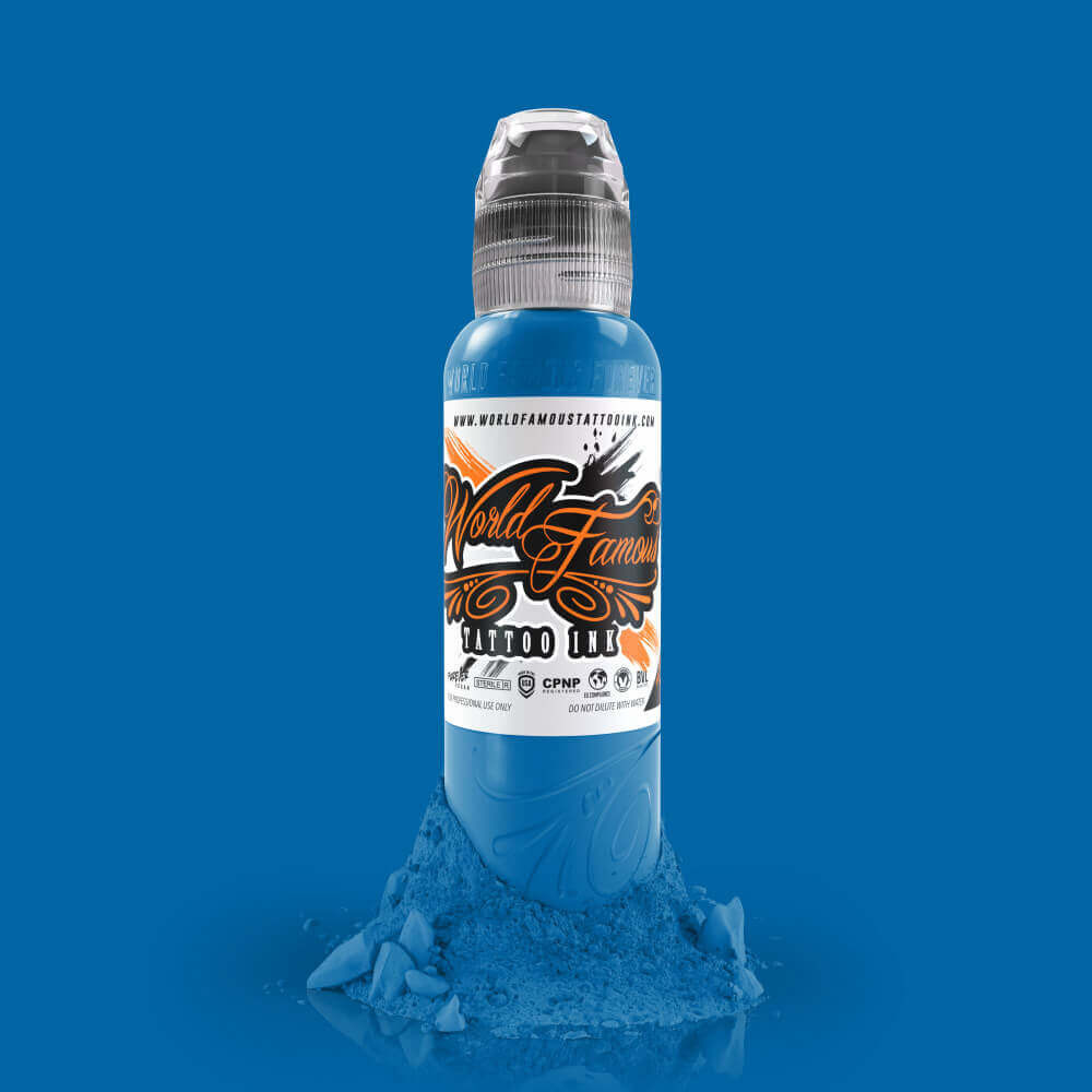 Premium Professional Tattoo Ink - WORLD FAMOUS NIAGARA BLUE - Ideal for Tattoo Artists & Body Art Enthusiasts - Perfect for Custom Tattoos & Permanent Makeup
