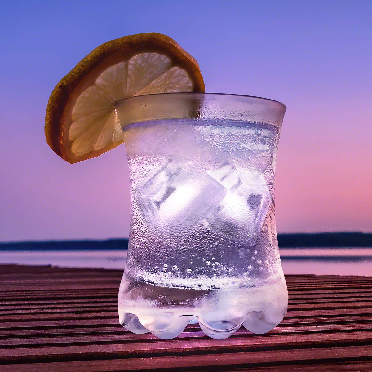 Glow in the Dark Ice Cubes - 12 Pack LED Light Up Ice Cubes for Drinks, Cocktails & Parties - Reusable & Battery Powered Cool Lighting Effects for Halloween, Christmas & Nightclub Events