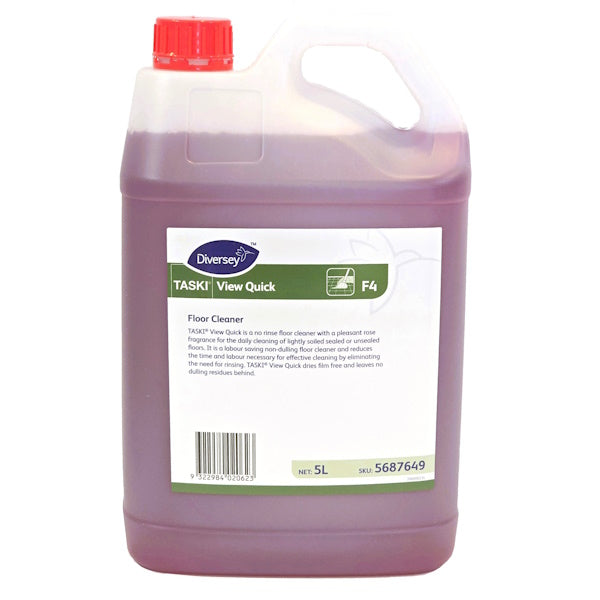 Diversey View Quick Floor Cleaner - Fast Cleaning, No Residue | Perfect for Hardwood, Tile & Vinyl Floors at Home or Office