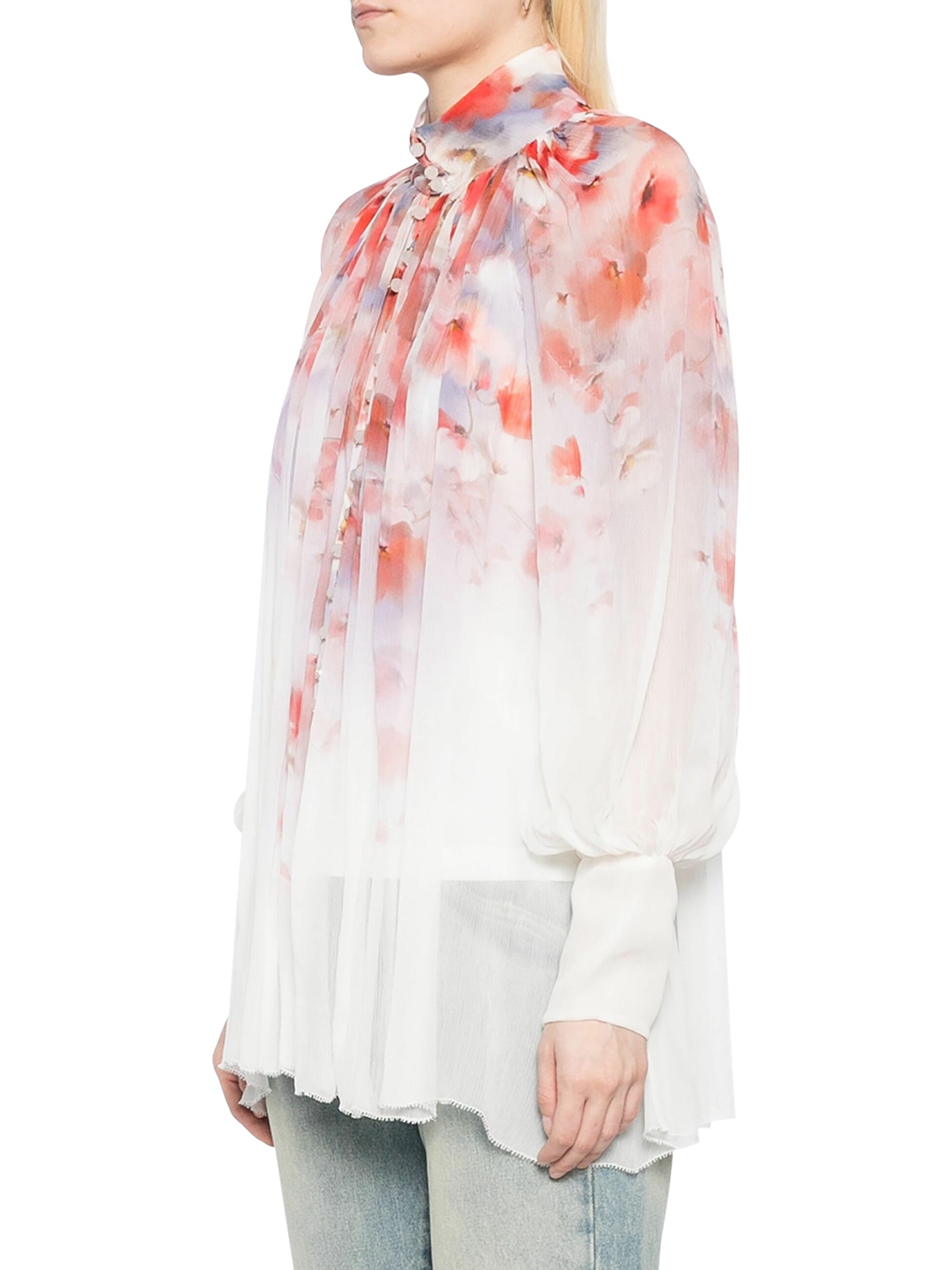 Floral Print Blouse for Women - Elegant Flowy Tops with V-Neck & Short Sleeves - Perfect for Spring Summer, Office Wear & Casual Outfits