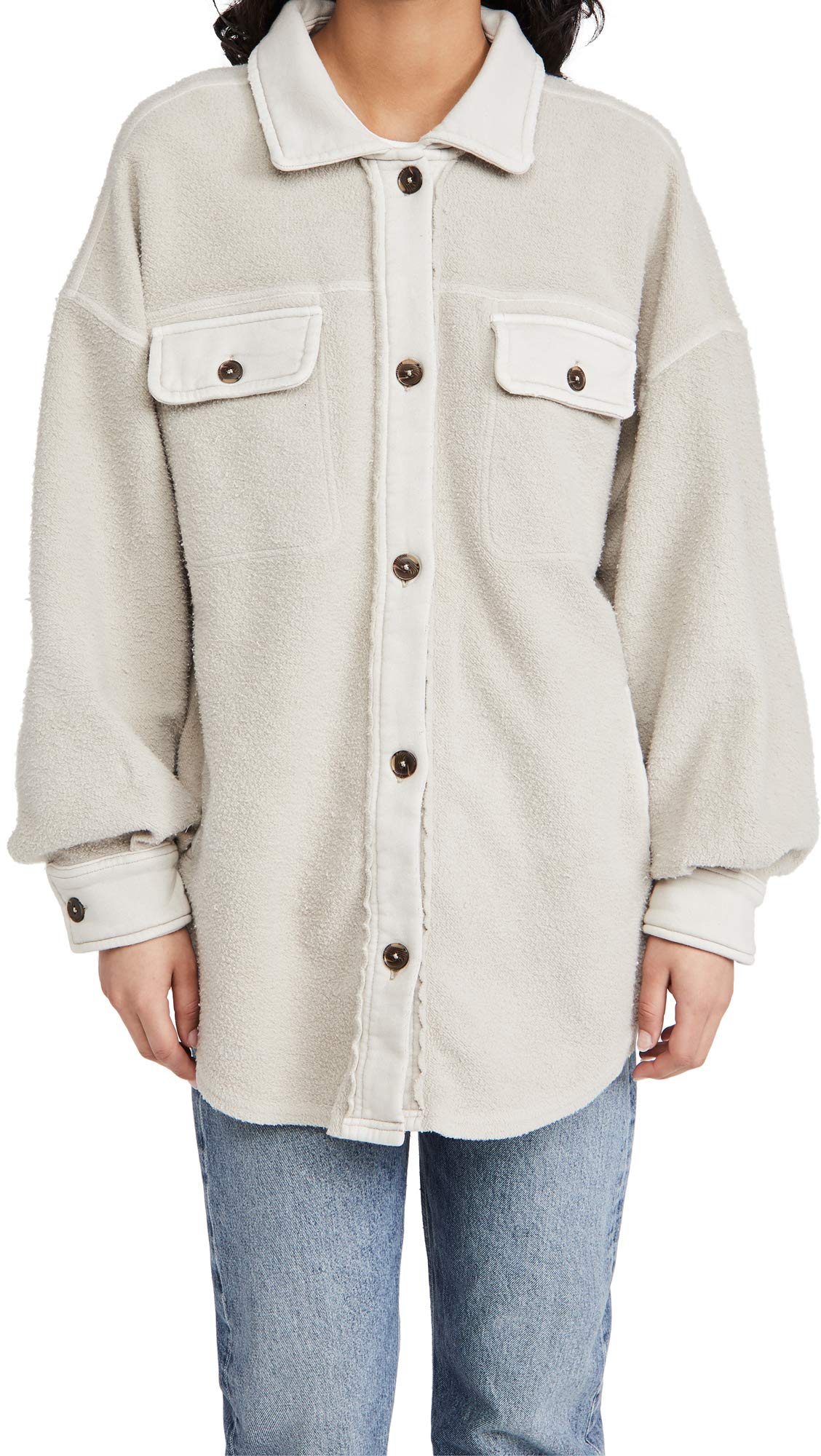 Free People Women's Ruby Jacket - Lightweight Boho Denim Jacket for Spring & Fall | Casual Outerwear for Layering, Travel & Everyday Wear