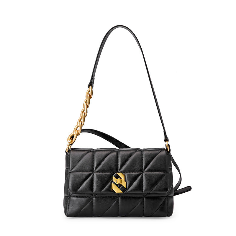 Trendy Quilted Handbag for Women - Fashionable & Durable Crossbody Purse for Work, Travel & Everyday Use